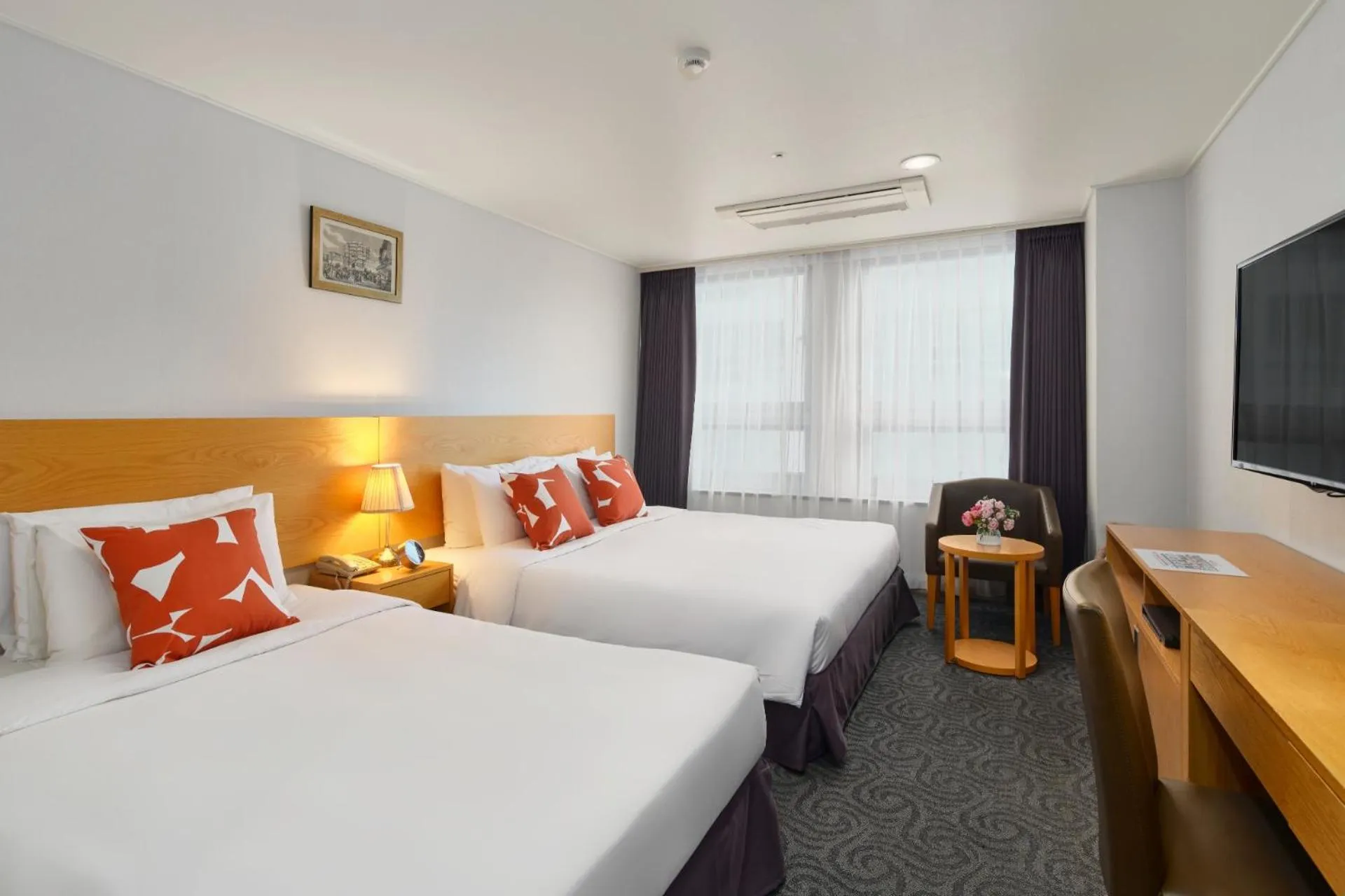 Bed in Hotel Atrium Jongno