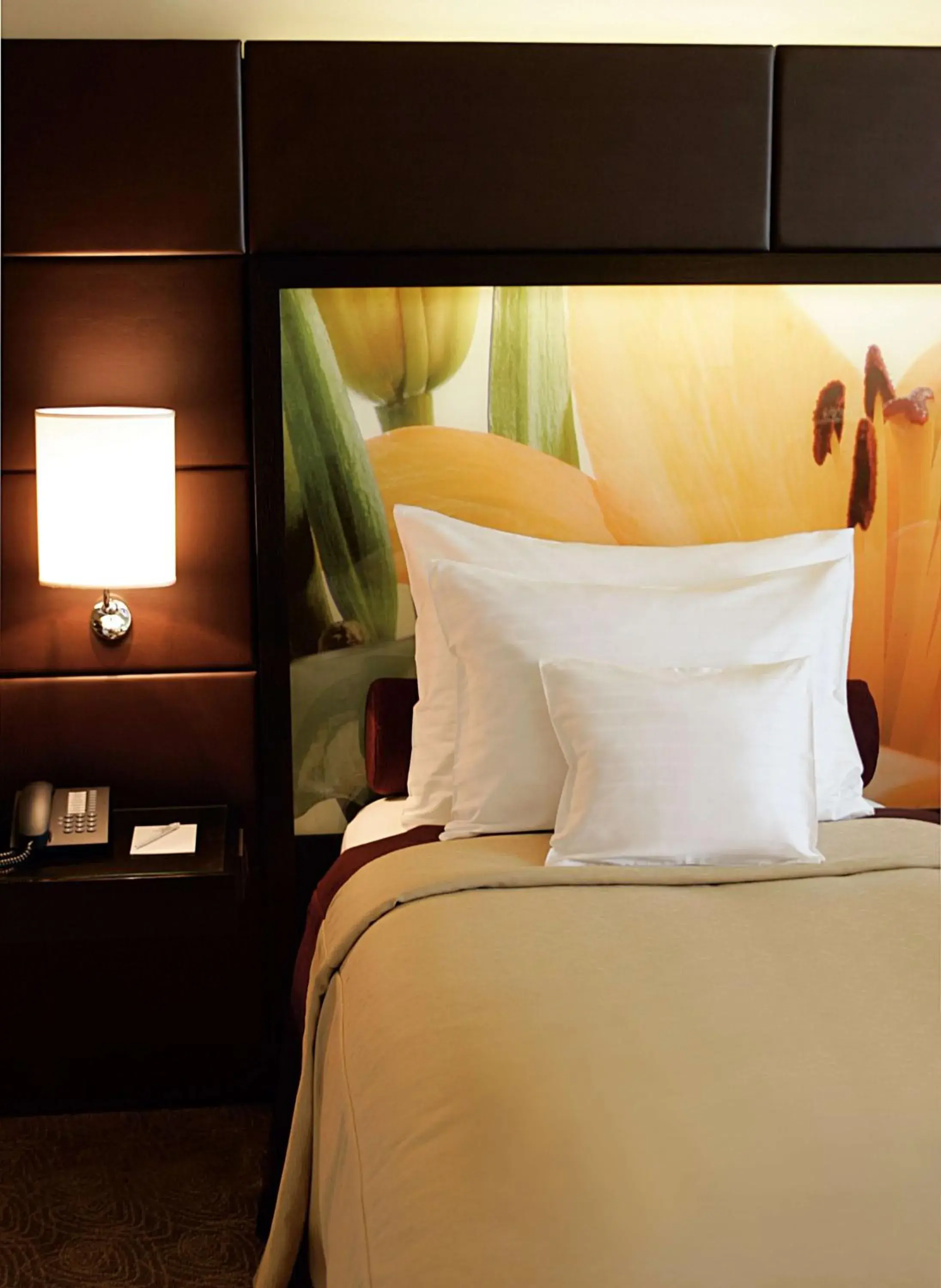 Bedroom, Bed in Lindner Hotel Vienna Am Belvedere, part of JdV by Hyatt Bedroom, Bed in Lindner Hotel Vienna Am Belvedere, part of JdV by Hyatt