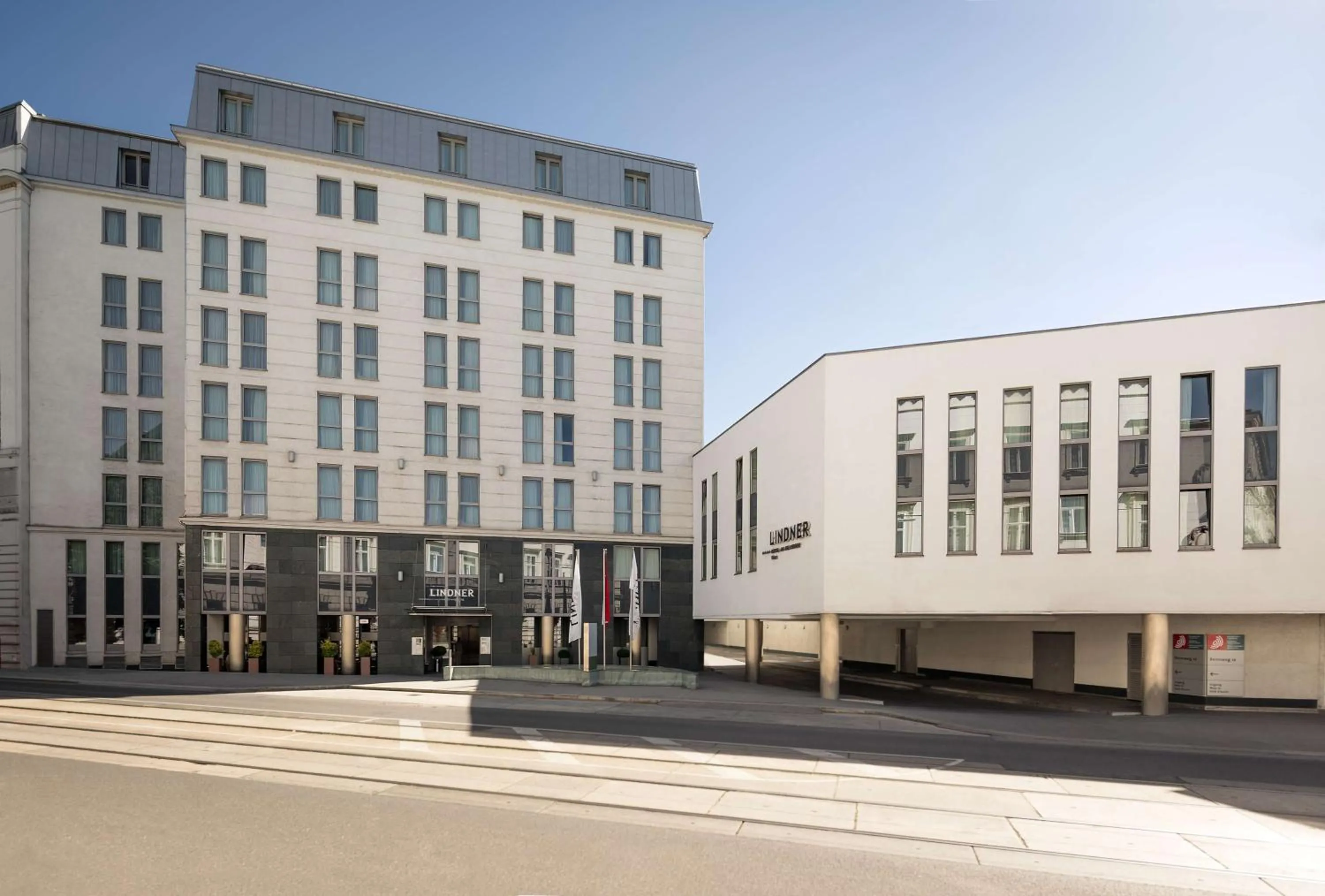 Property building in Lindner Hotel Vienna Am Belvedere, part of JdV by Hyatt