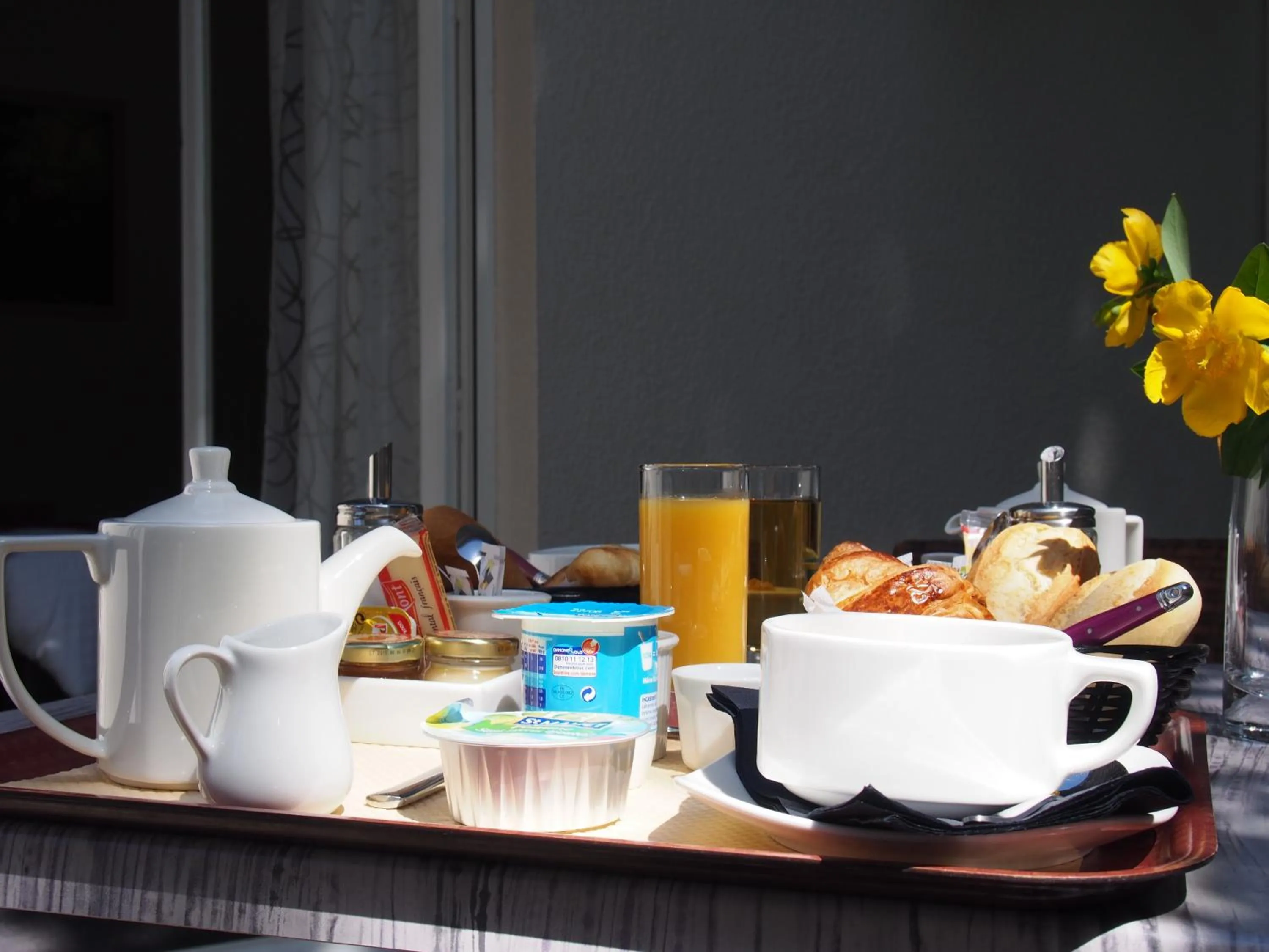 Balcony/Terrace in Hotel Du Croisé