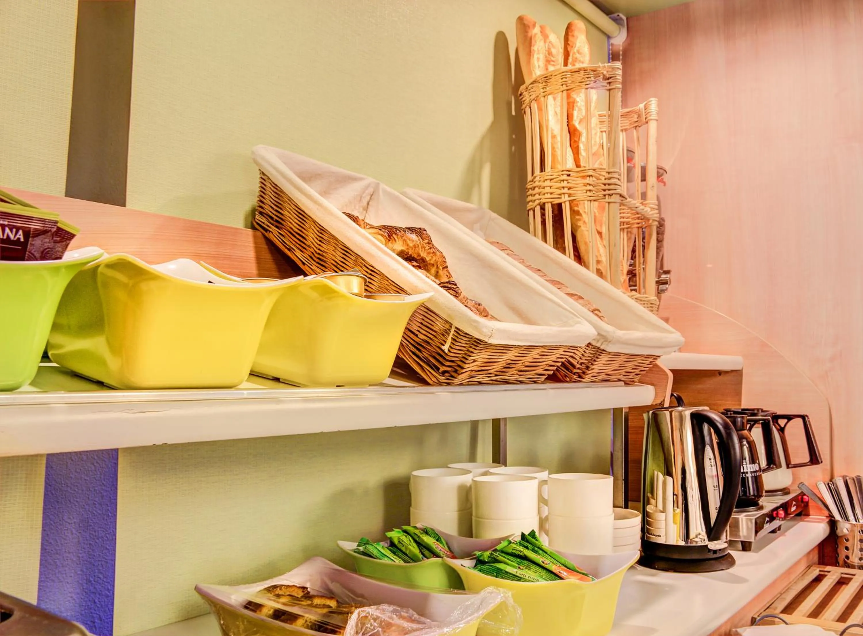 Buffet breakfast in Hotel Inn Design Laon