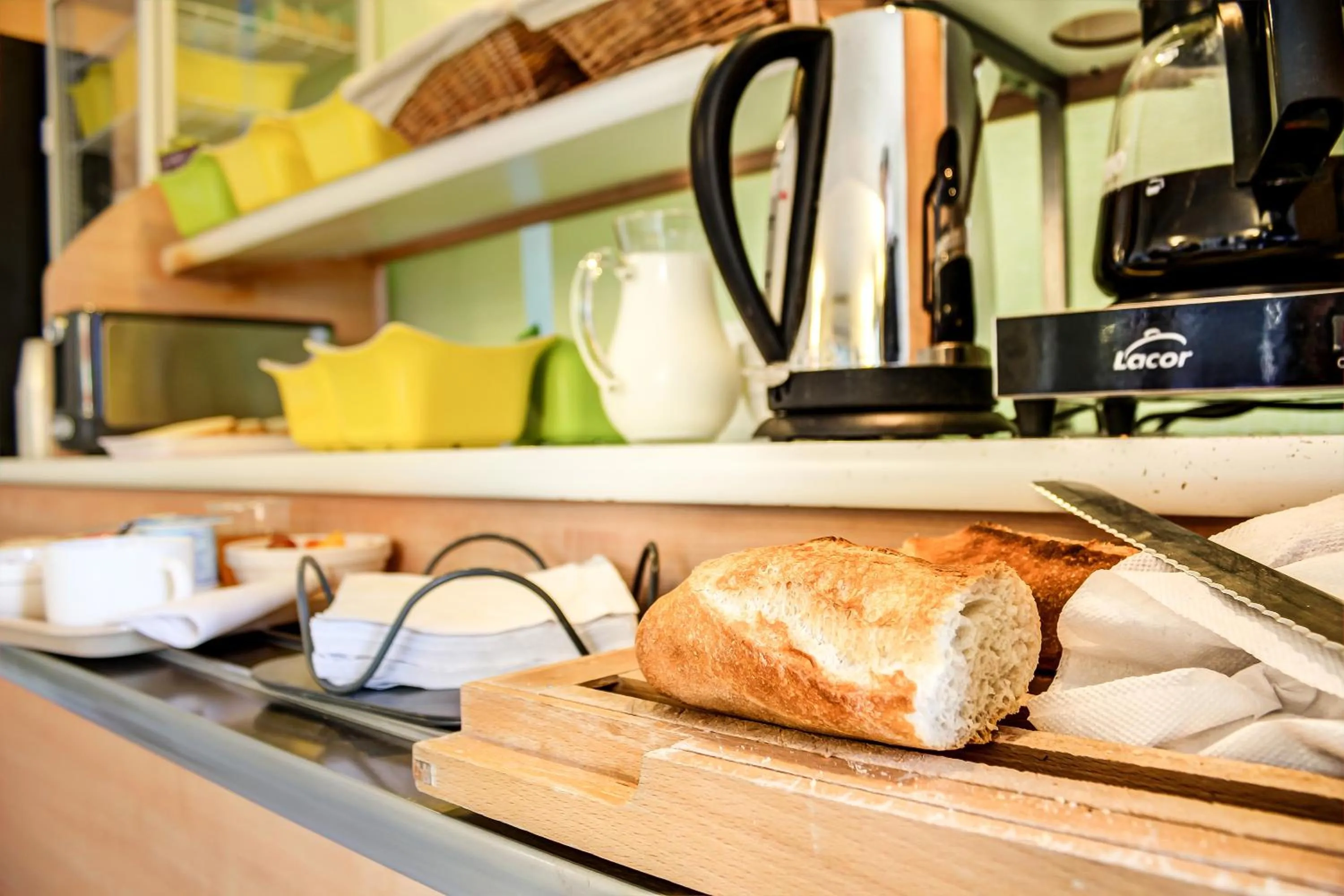 Buffet breakfast in Hotel Inn Design Laon