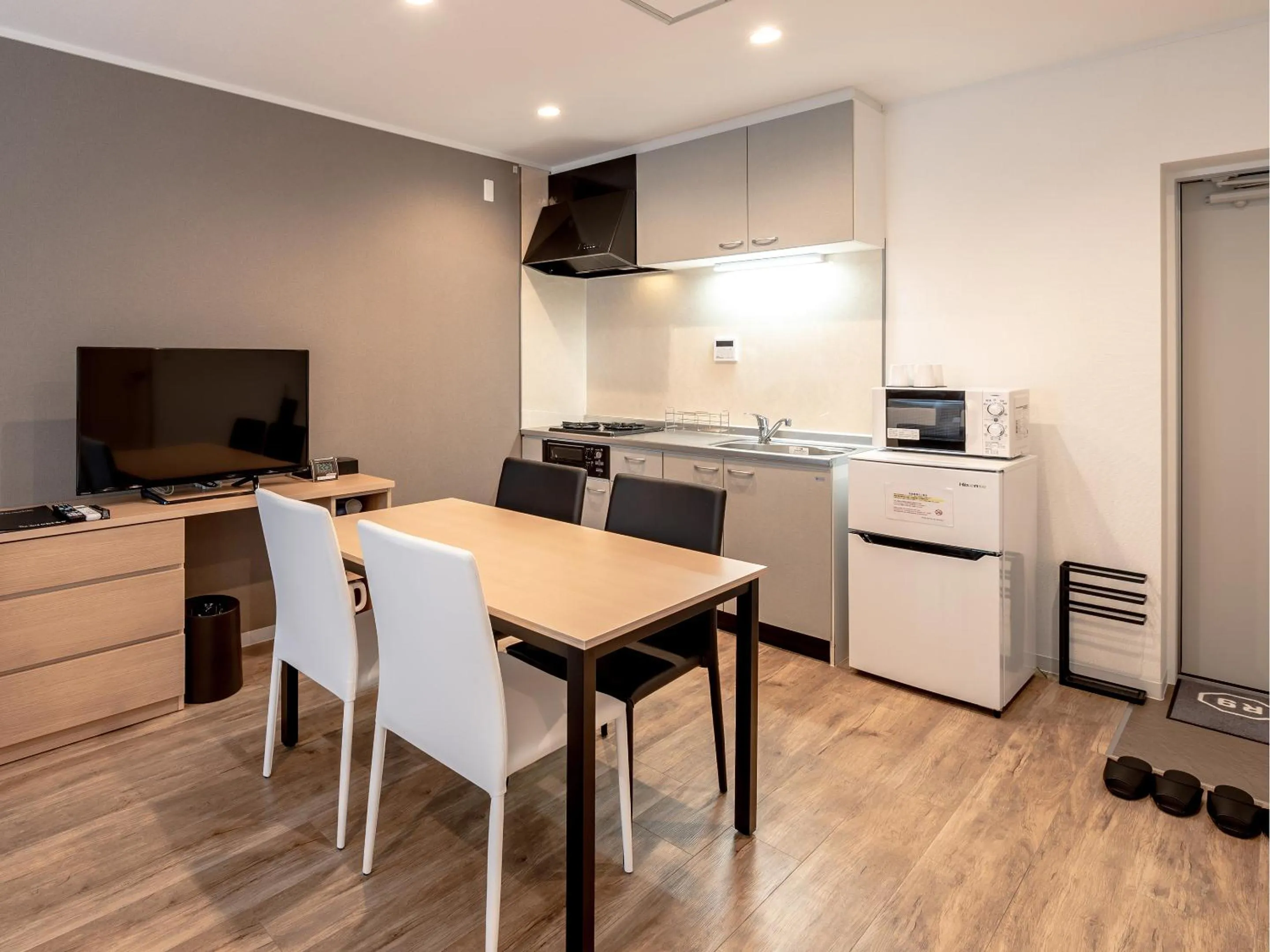 Kitchen or kitchenette in HOTEL R9 The Yard Hitachinaka