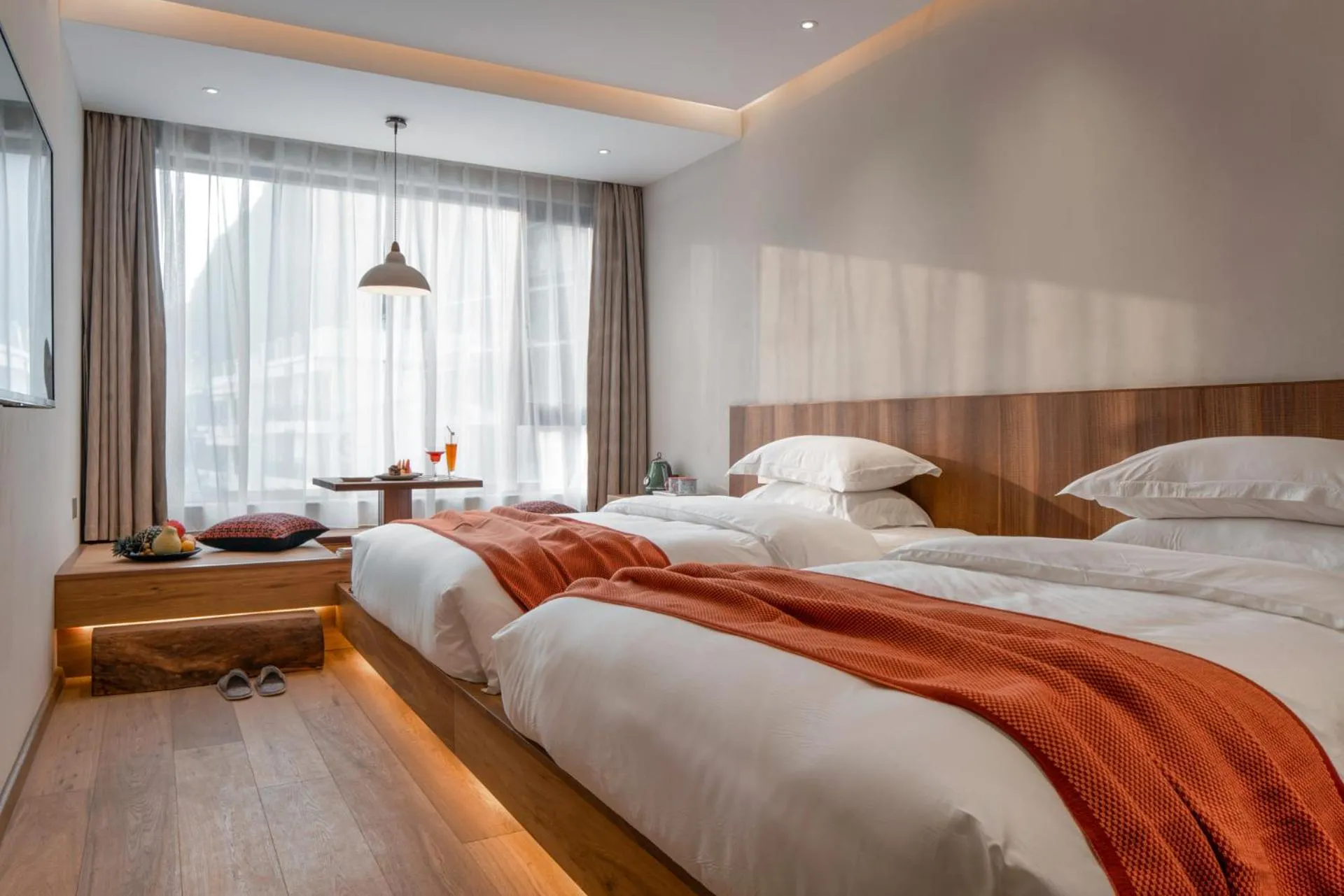 Deluxe Twin Room in Yangshuo Lisa Boutique Hotel