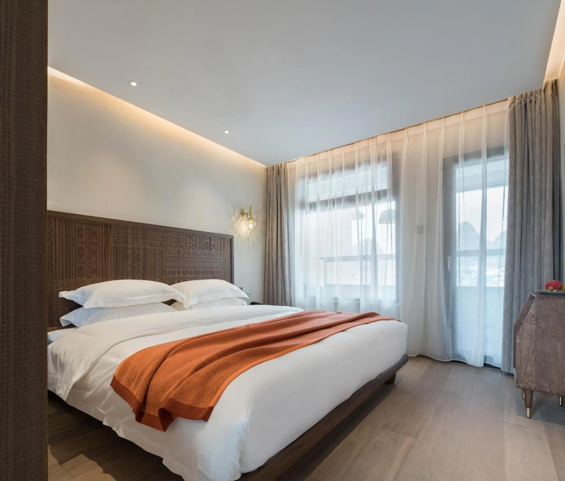 Double Room with Balcony in Yangshuo Lisa Boutique Hotel
