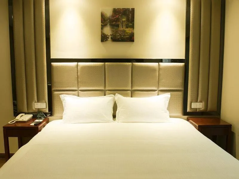 Bed in Greentree Inn Changzhou Changwu Gufang Road Express Hotel