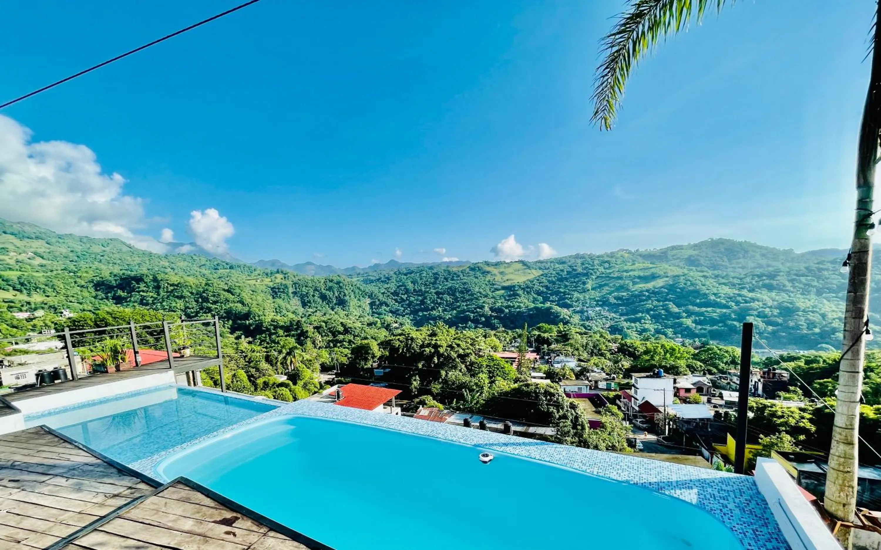 Mountain view in ROOF TOP Hotel XILITLA