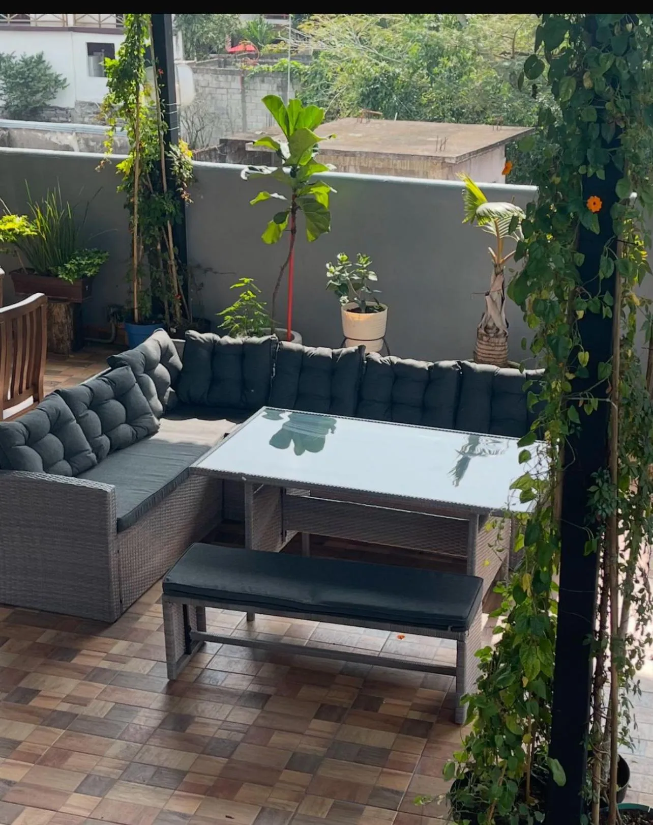 Balcony/Terrace in ROOF TOP Hotel XILITLA