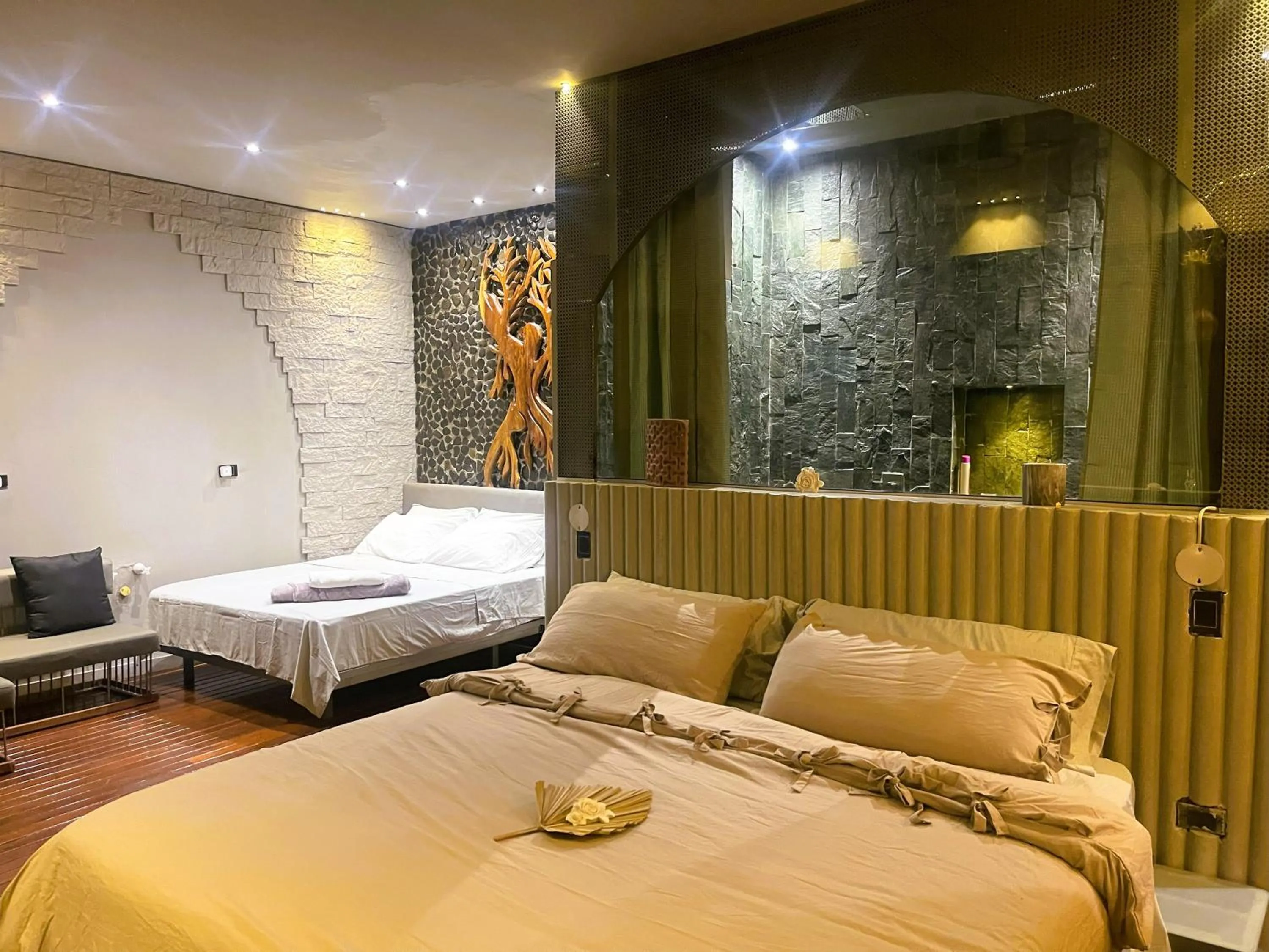 Bed in EleMYNT LifeStyle Hotel