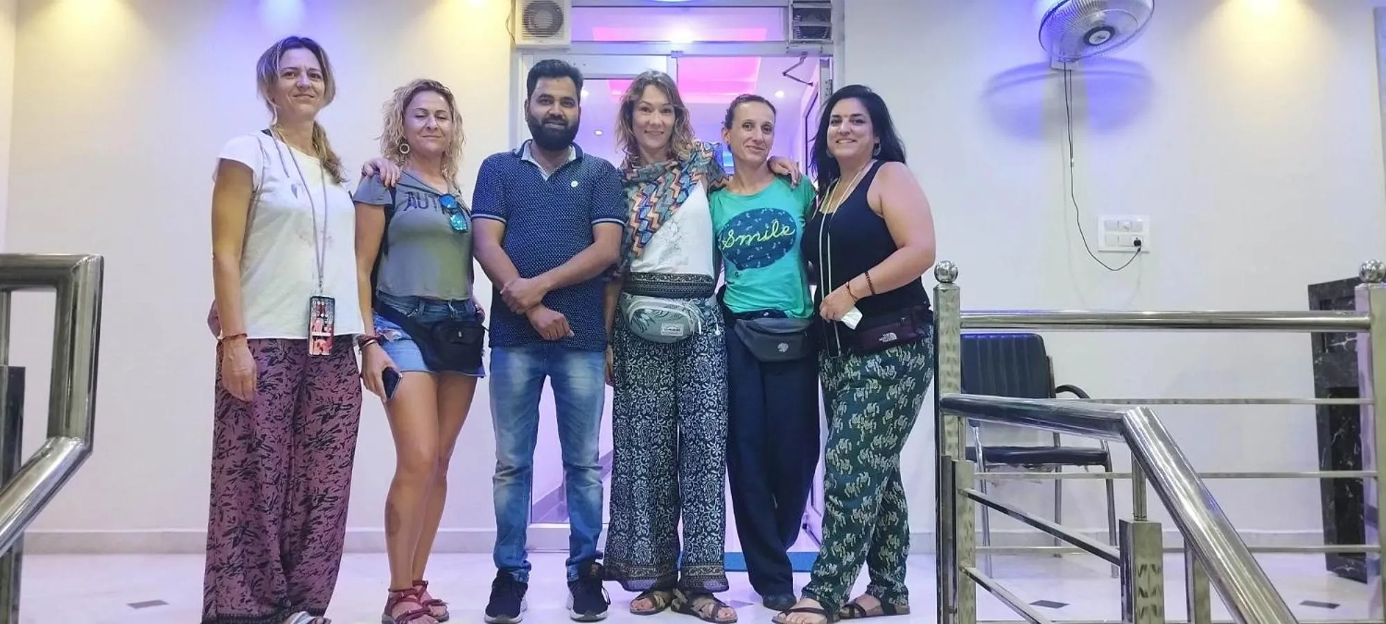 group of guests in HN Palace Homestay