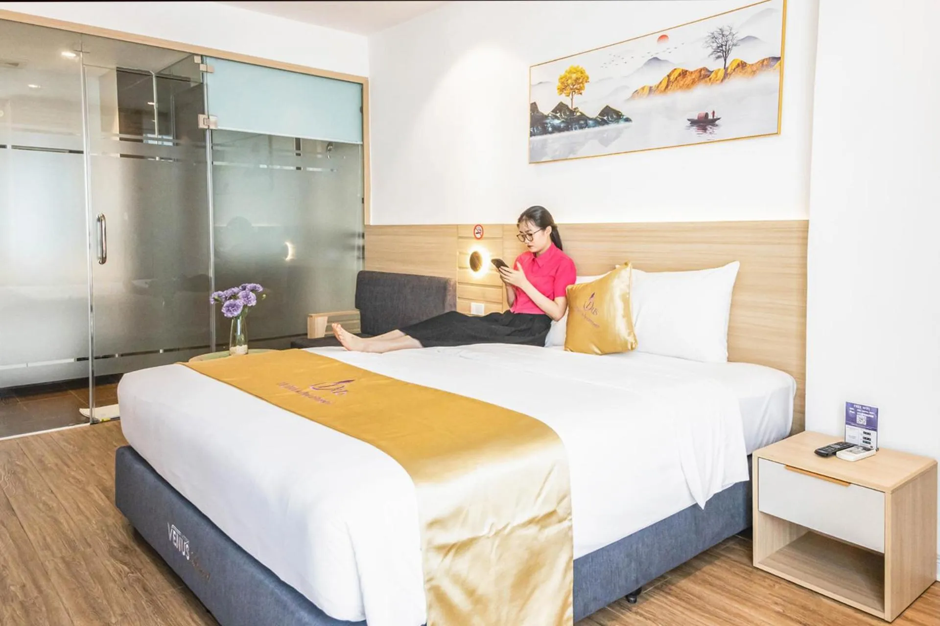 Photo of the whole room, Bed in IRIS Hotel Hải Phòng
