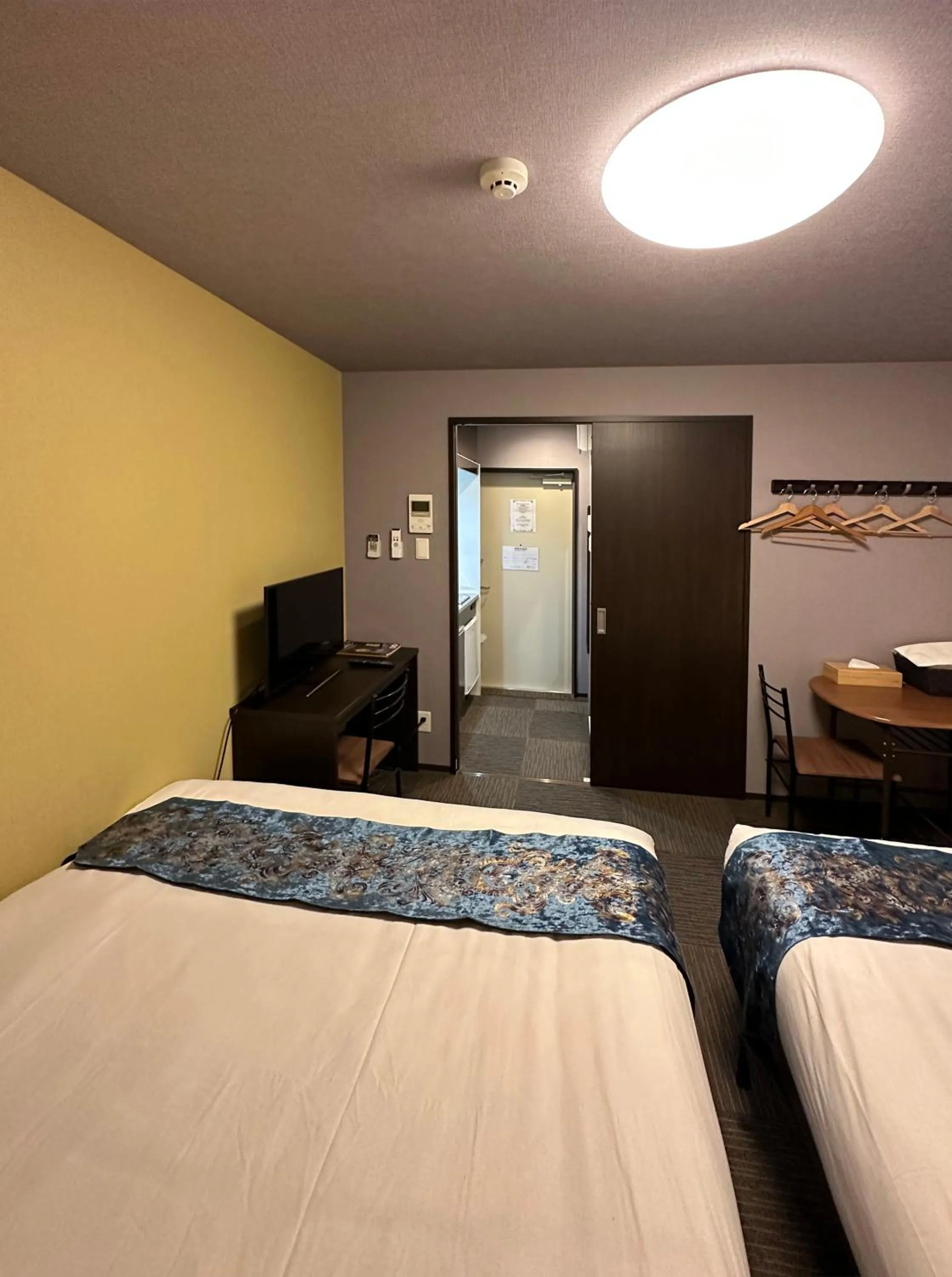 Communal lounge/ TV room, Bed in Miro Kyoto Nijo Hotel