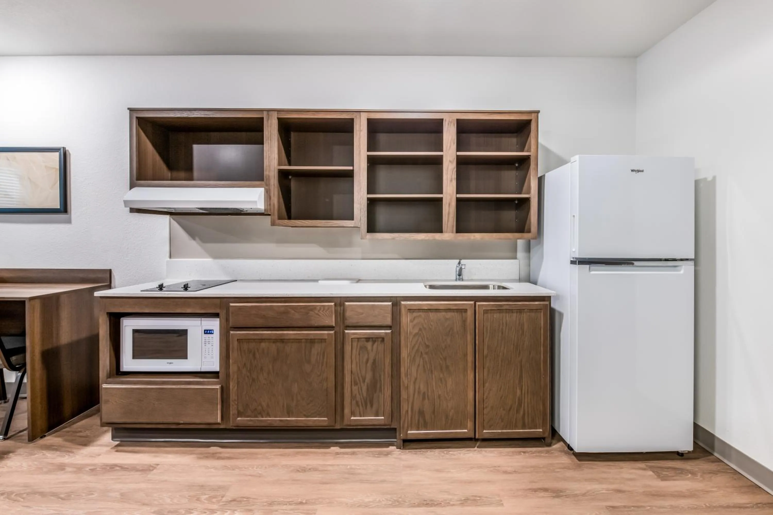 Kitchen or kitchenette in WoodSpring Suites Tampa Airport North Veterans Expressway