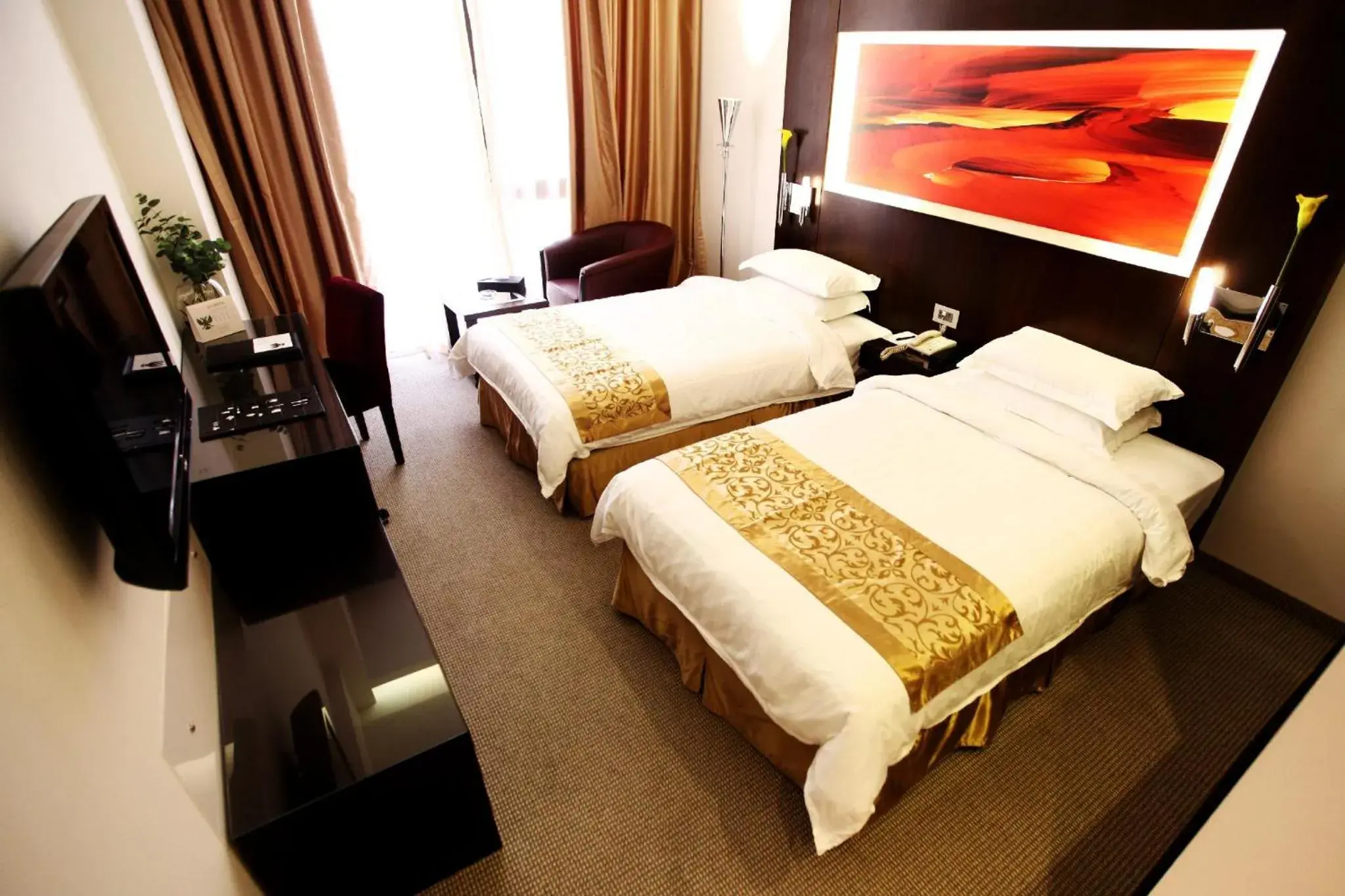 Bed in WH Hotel Bed in WH Hotel