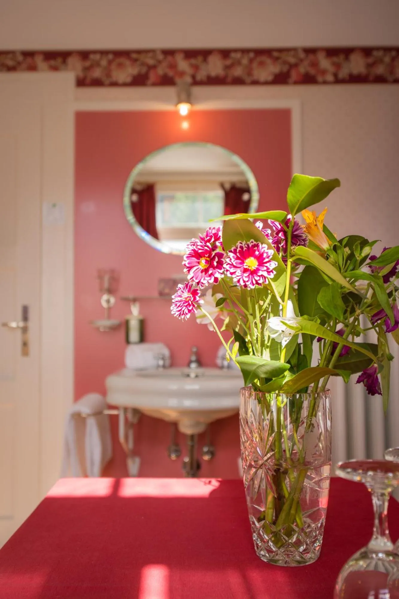 Bathroom in Historic Hotel Falken
