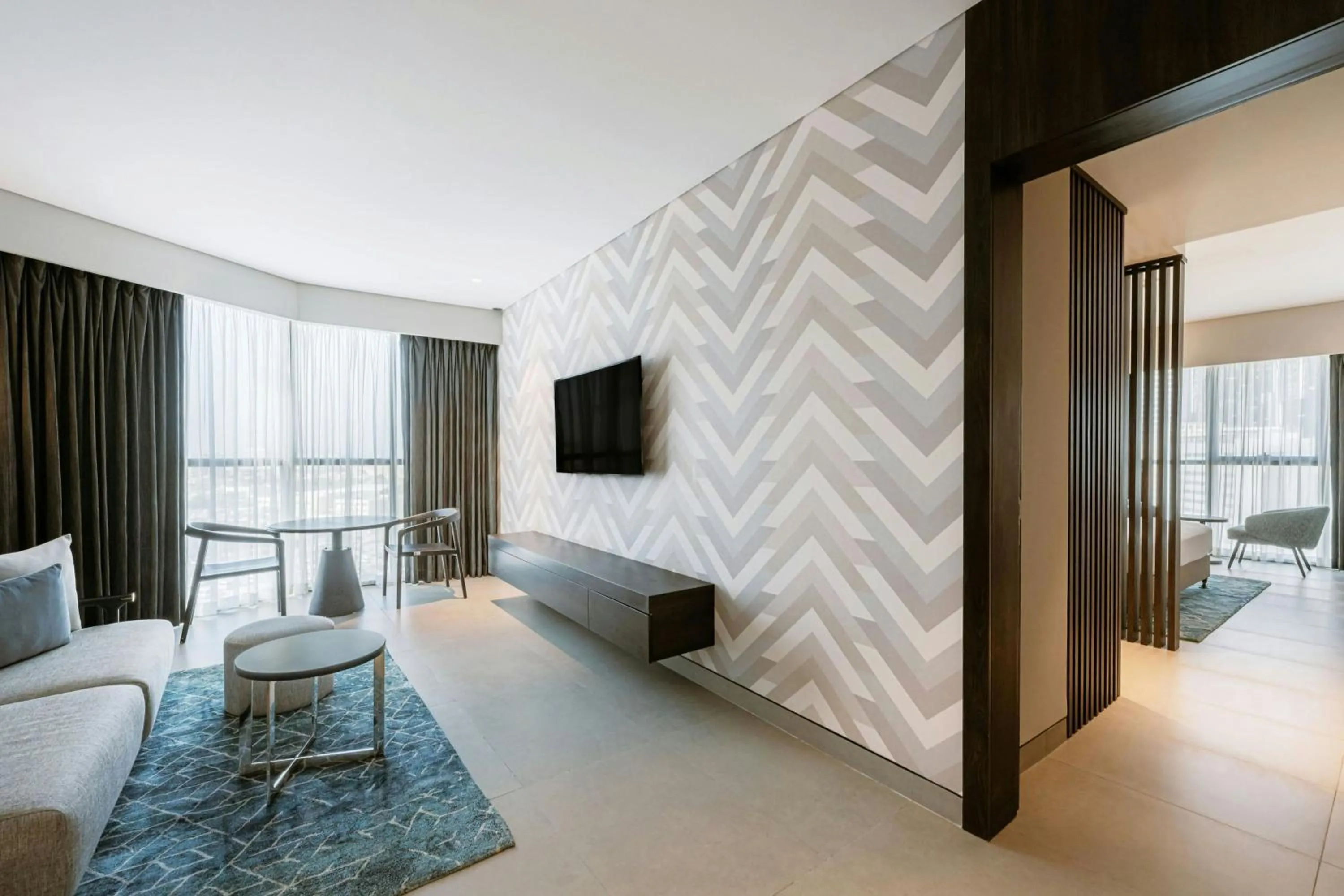 Living room in Courtyard by Marriott World Trade Centre, Dubai