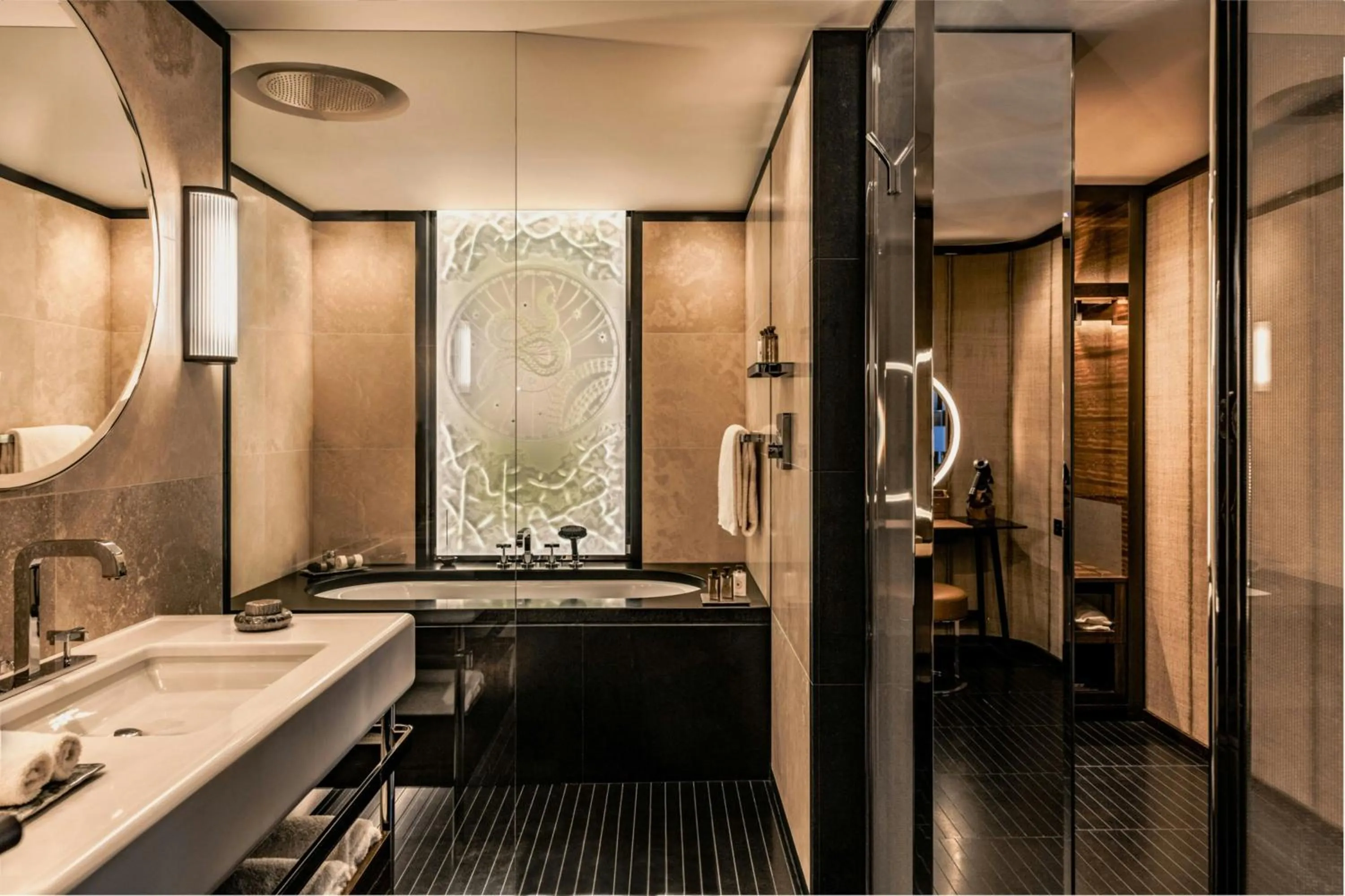Bathroom in Bvlgari Hotel Paris