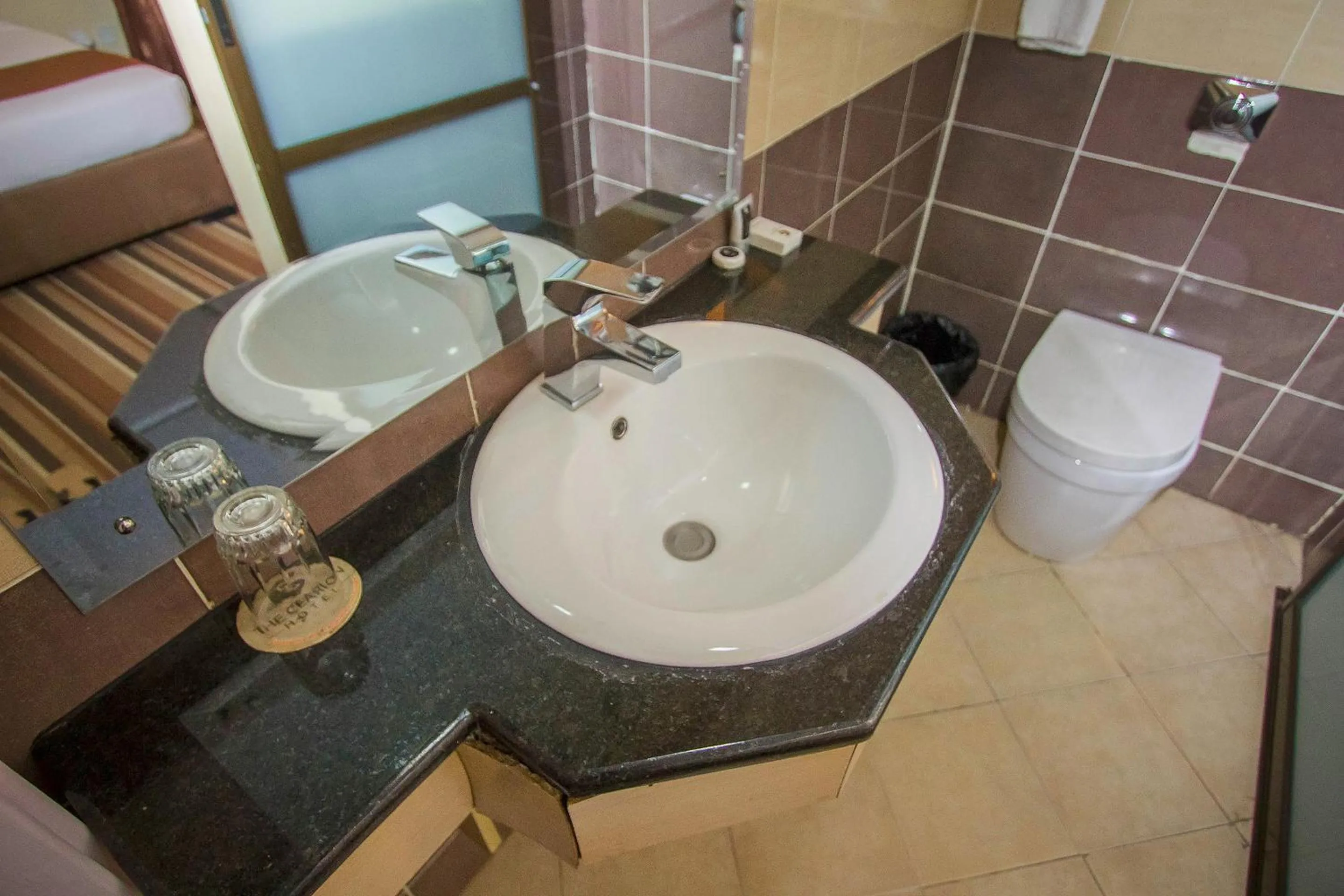 Toilet in The Clarion Hotel