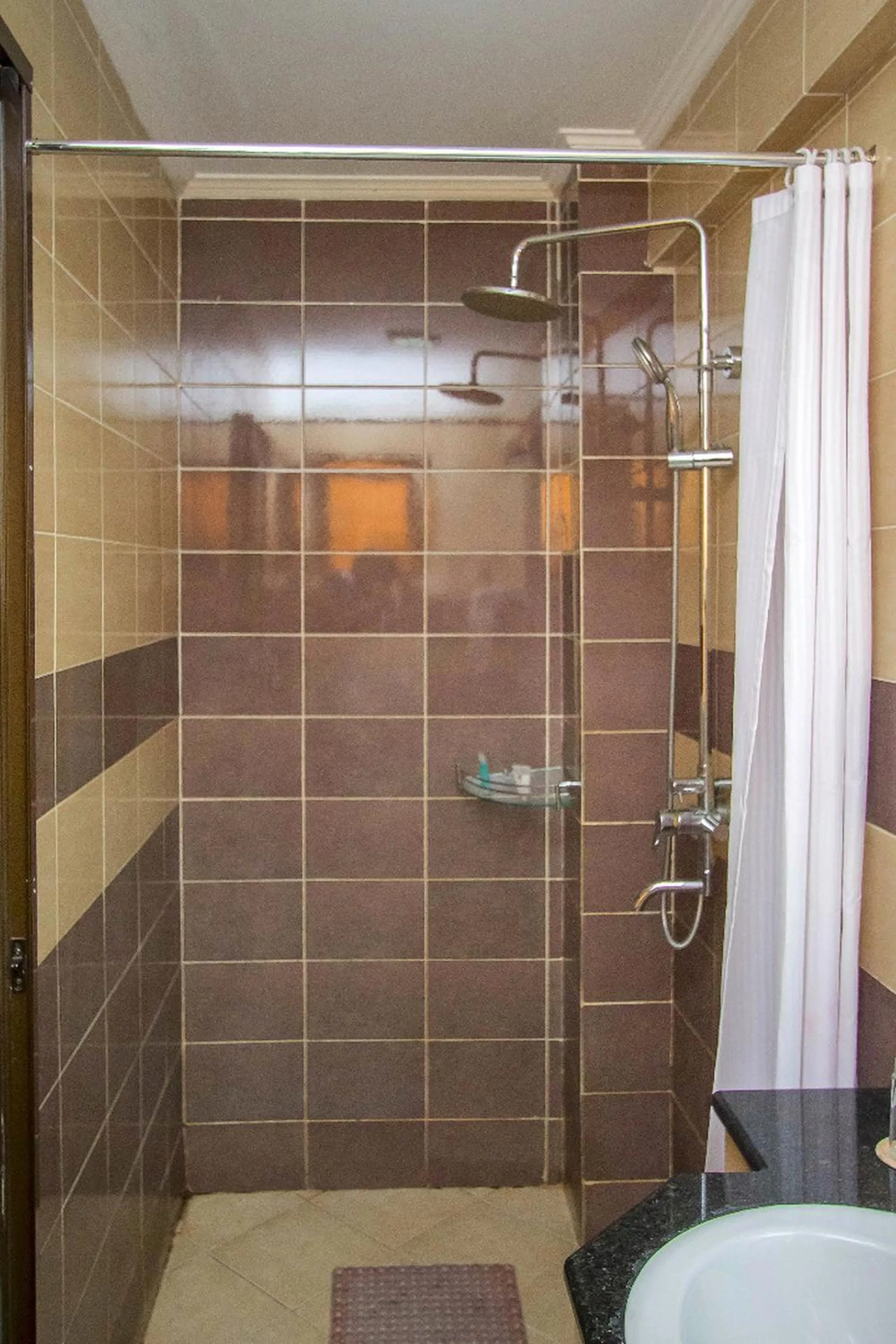 Shower in The Clarion Hotel