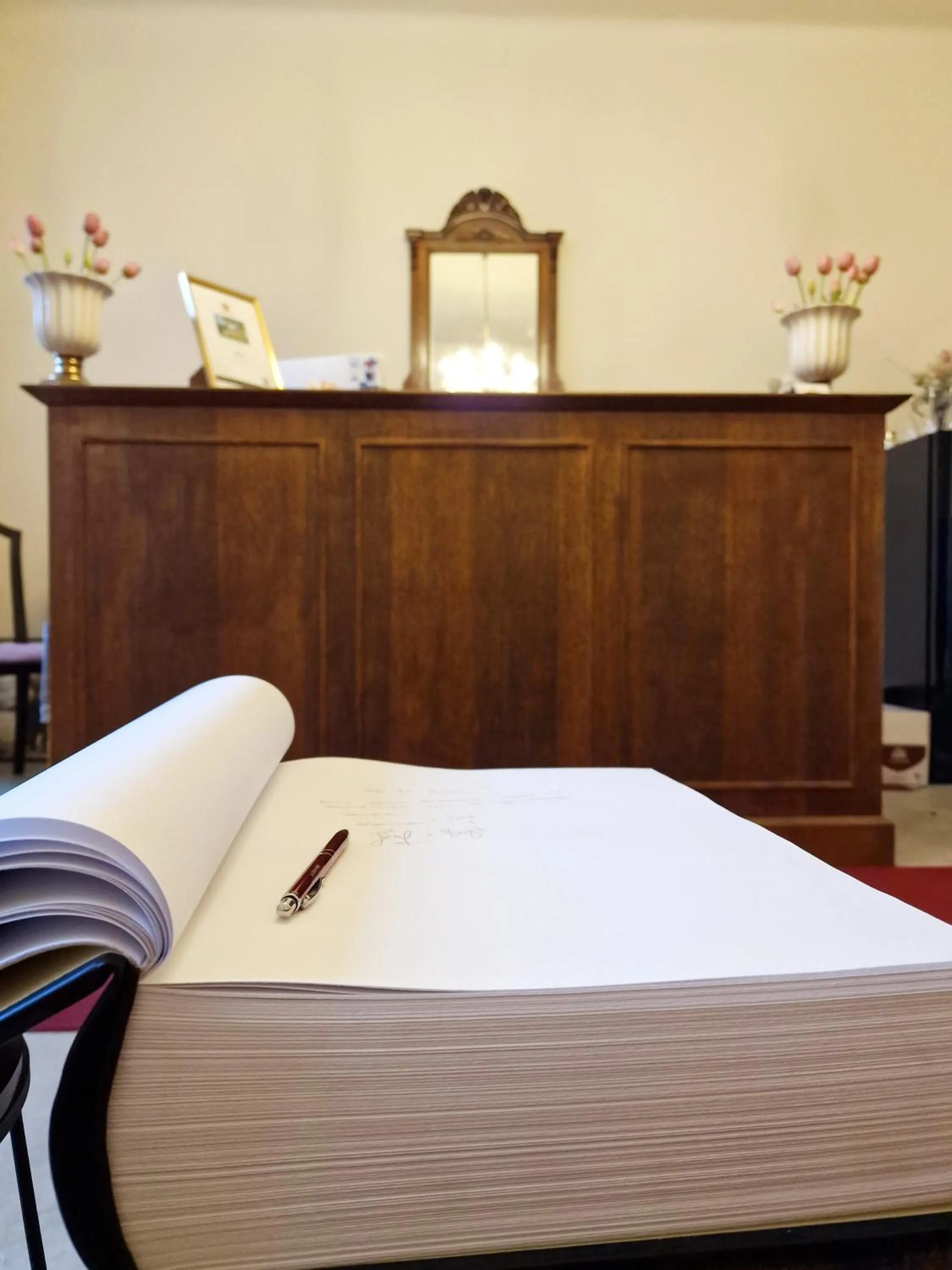 Lobby or reception, Bed in Palais Kneissl