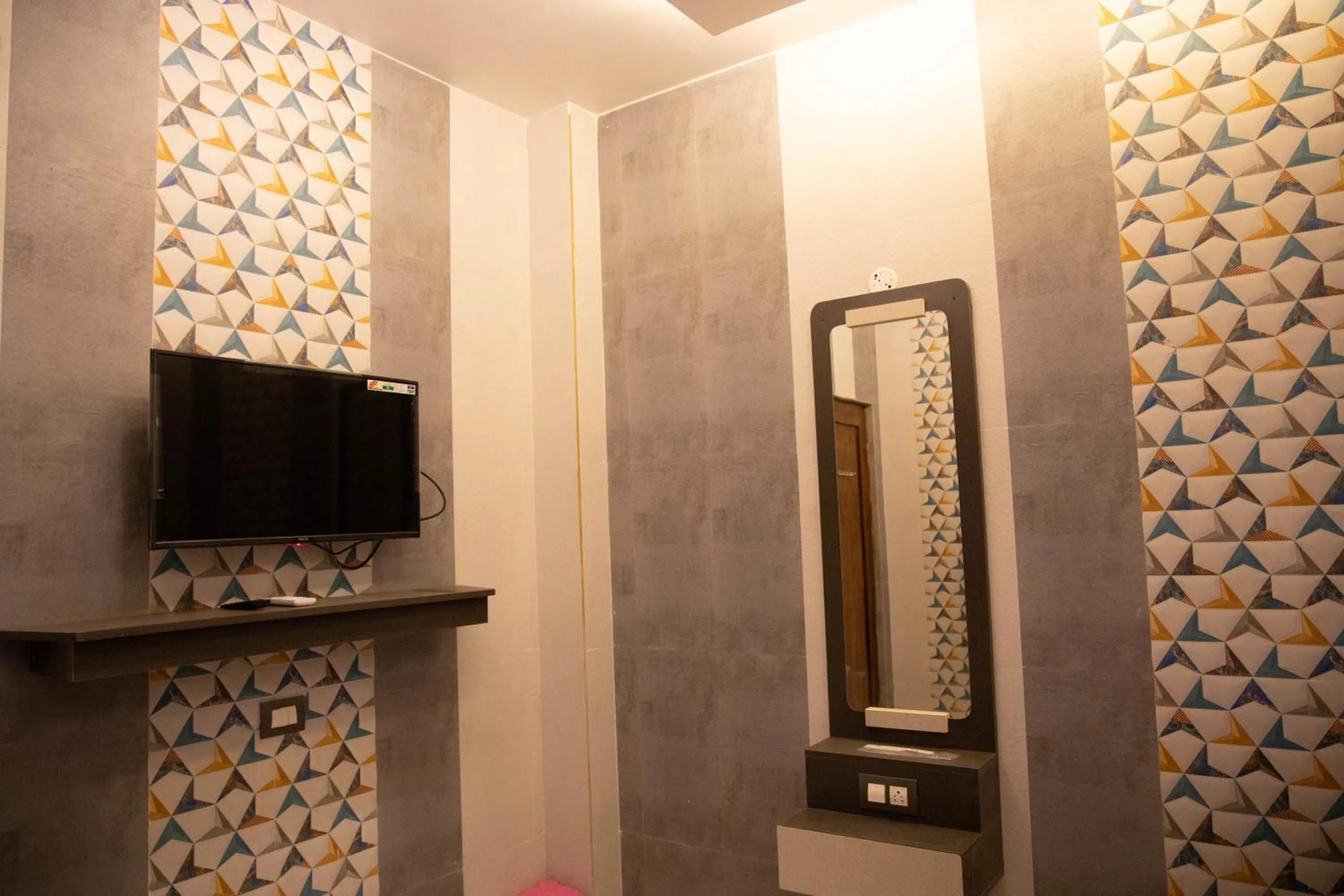 Communal lounge/ TV room in Hotel Ganesh Palace