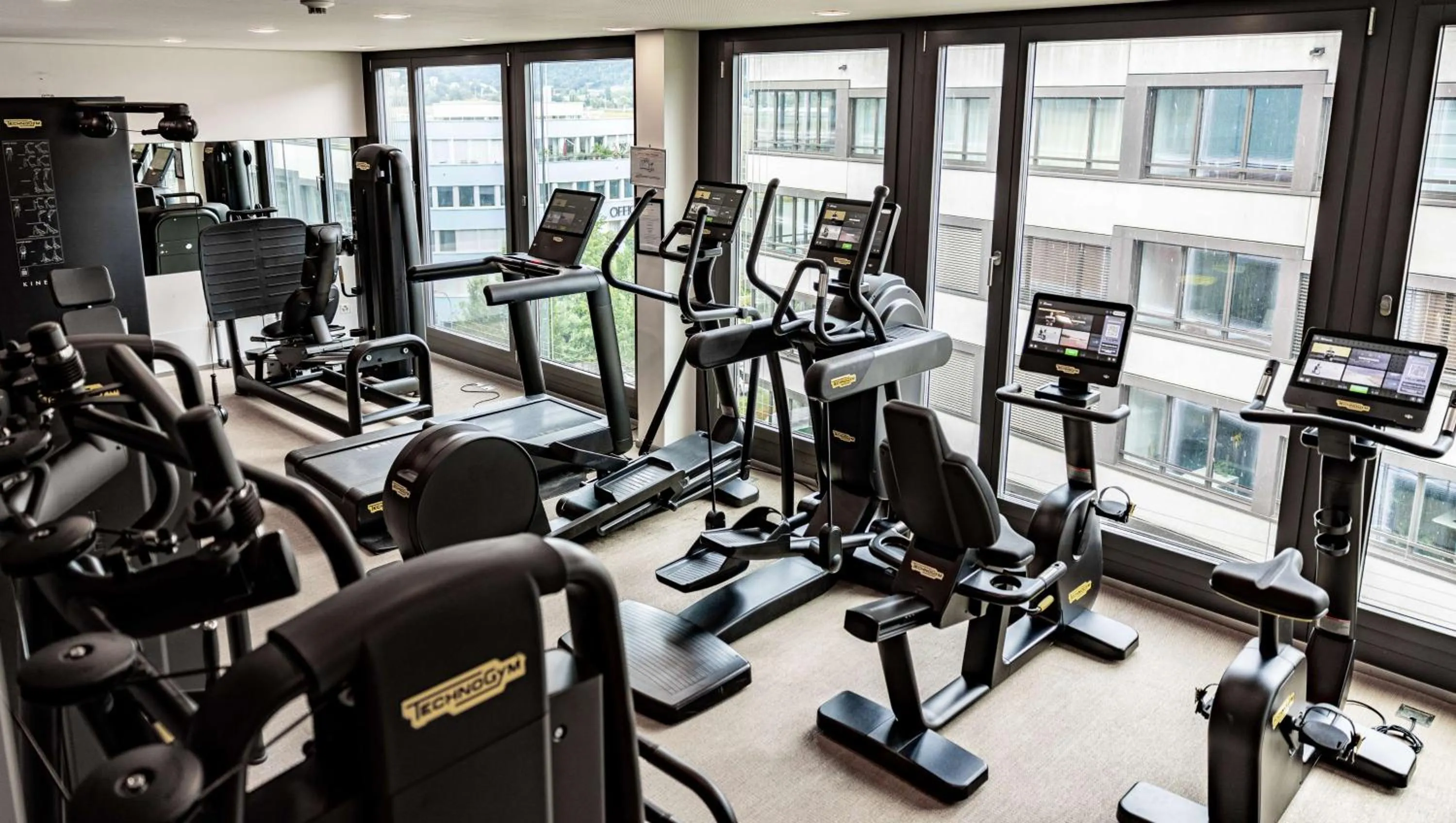 Fitness centre/facilities in Radisson Blu Hotel, Lucerne