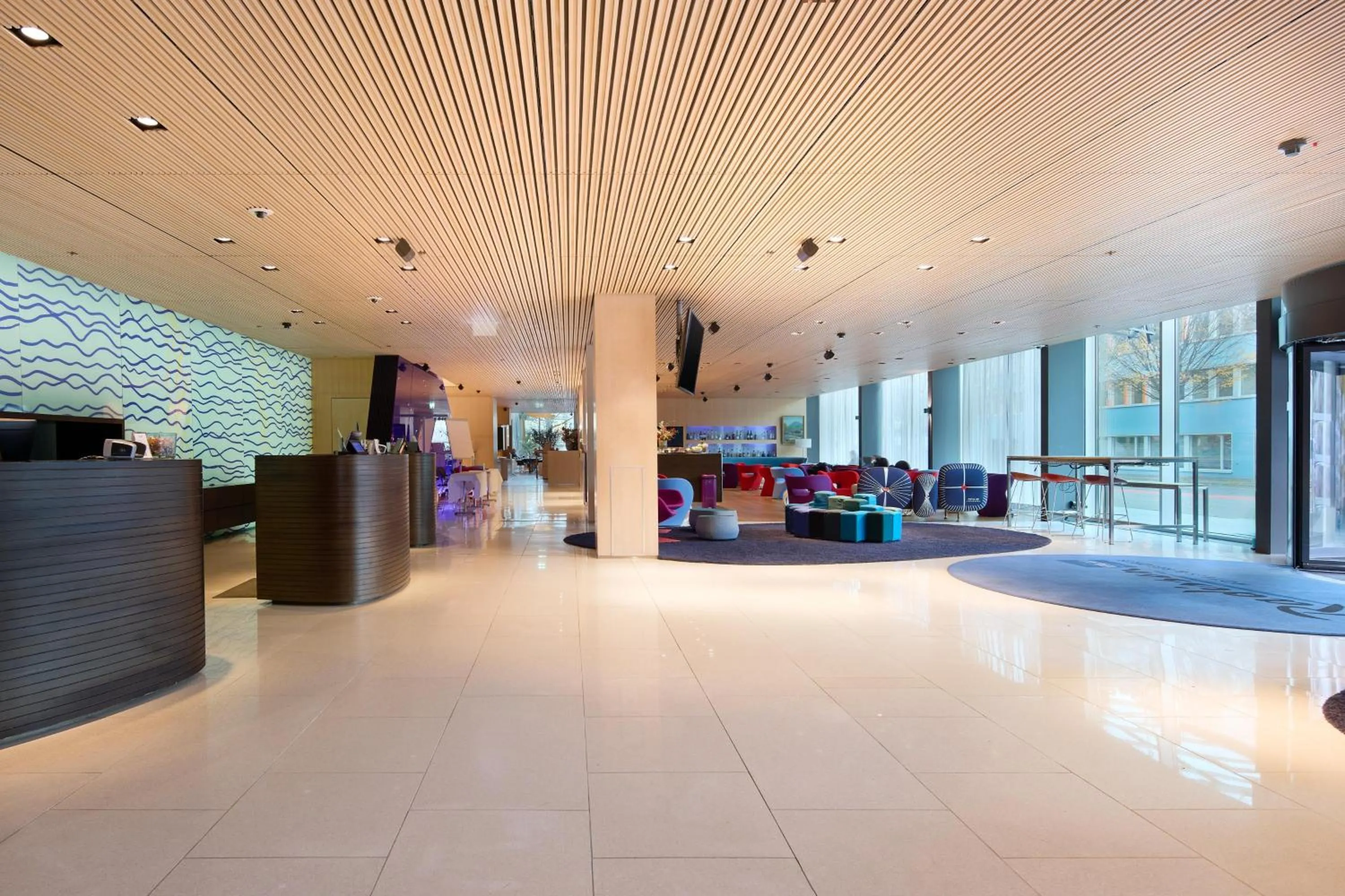 Lobby or reception in Radisson Blu Hotel, Lucerne