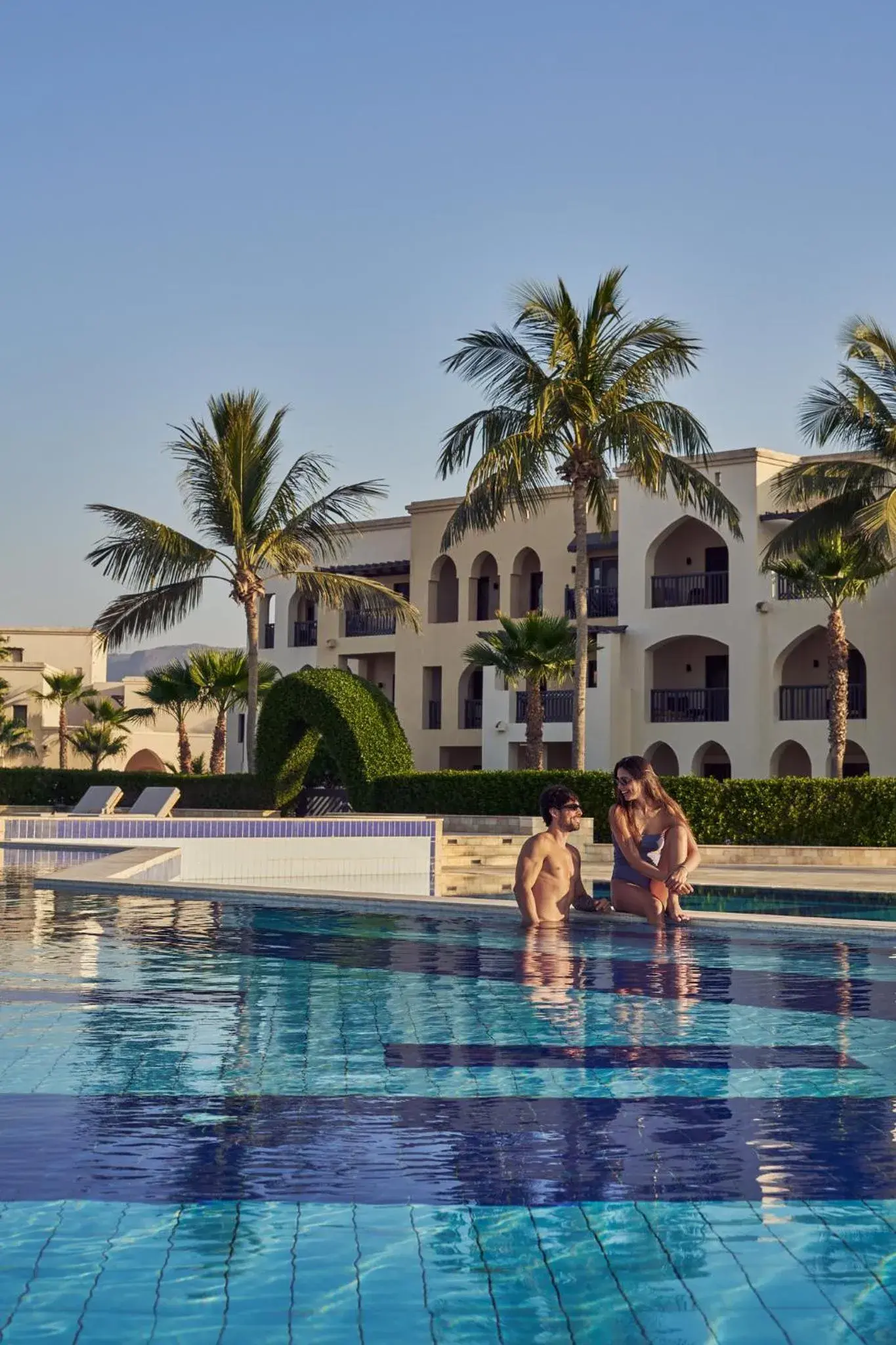 Swimming pool in Salalah Rotana Resort Swimming pool in Salalah Rotana Resort