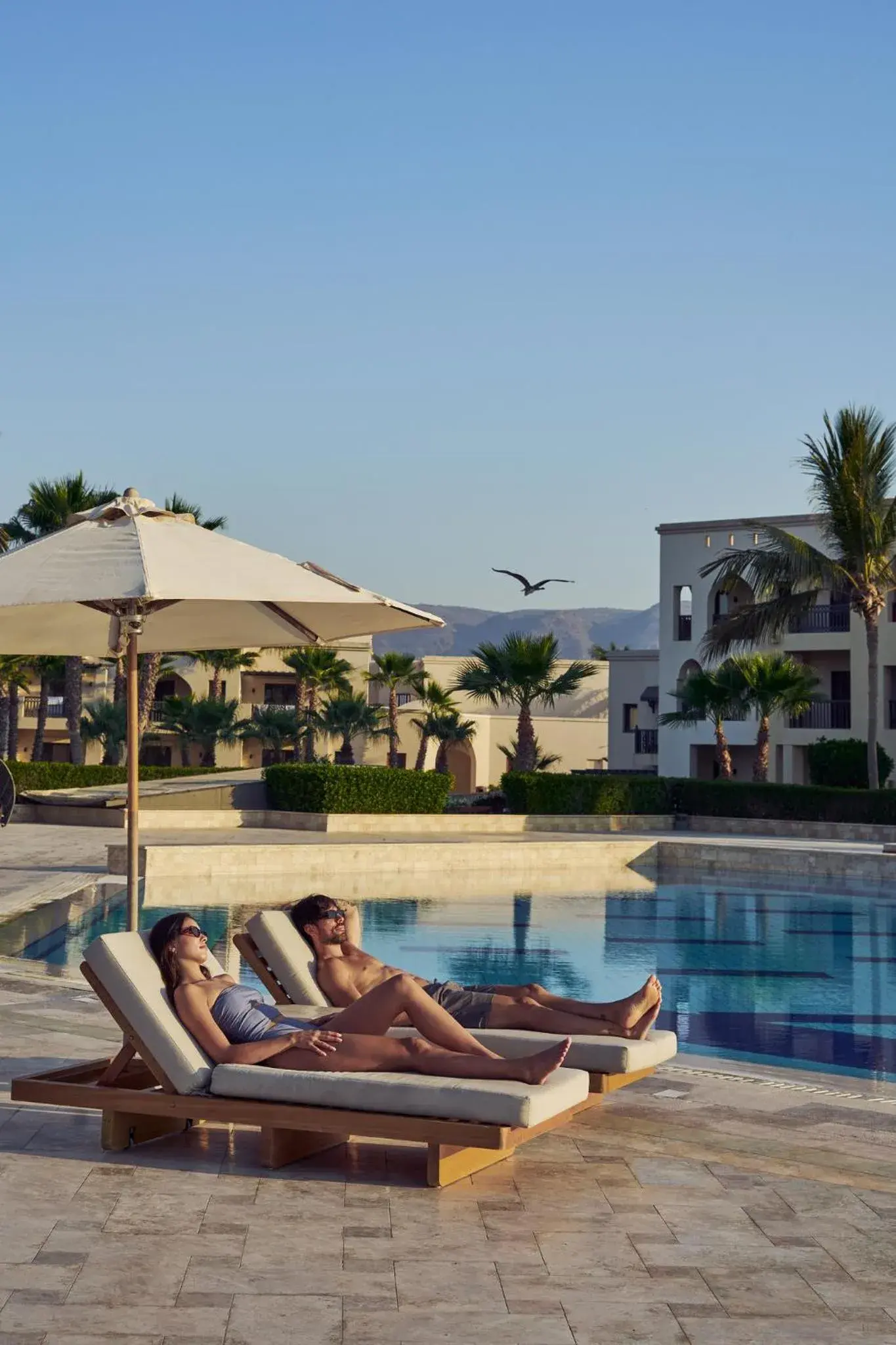 Swimming pool in Salalah Rotana Resort Swimming pool in Salalah Rotana Resort