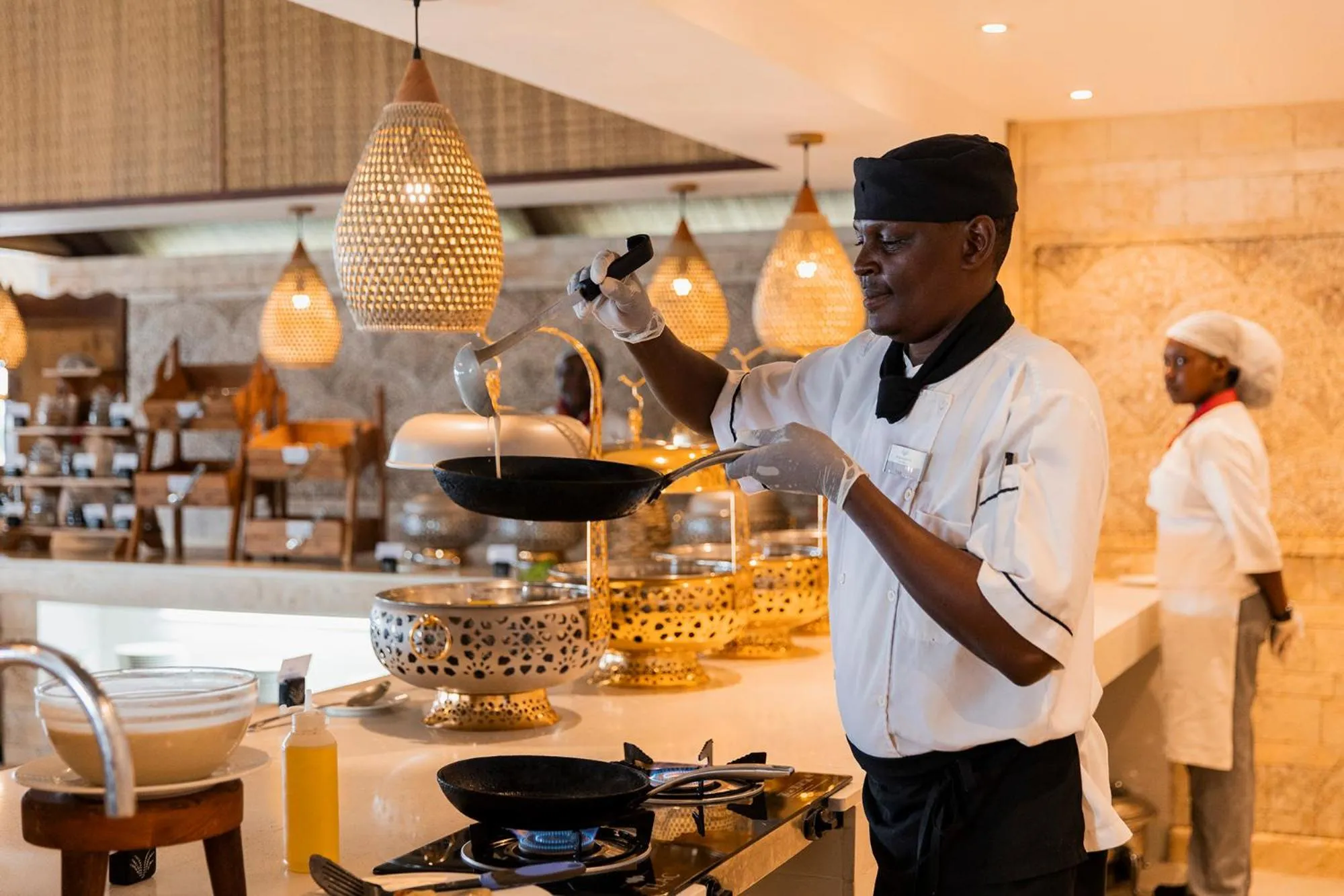 kitchen in Hemingways Watamu