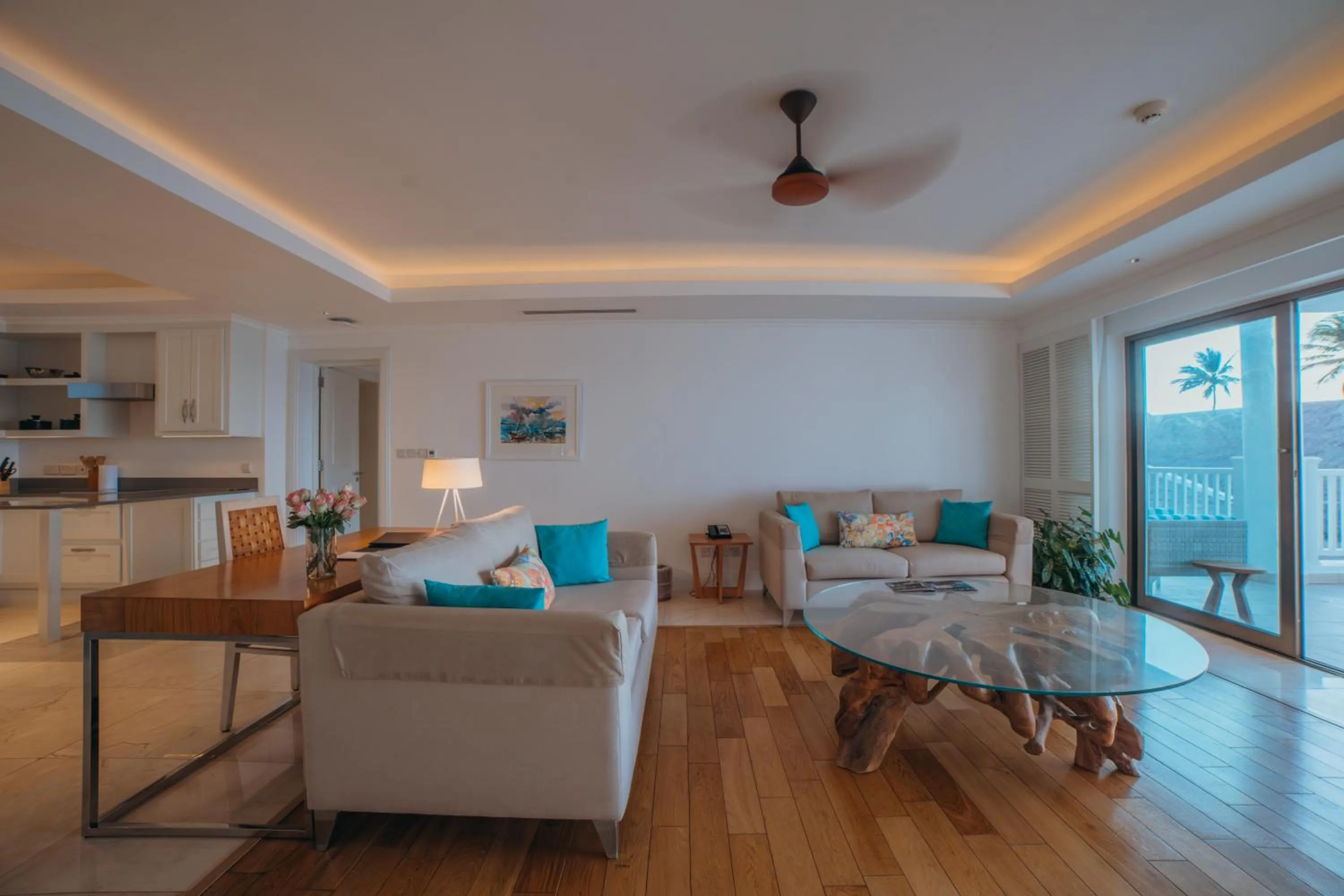 Living room in Hemingways Watamu