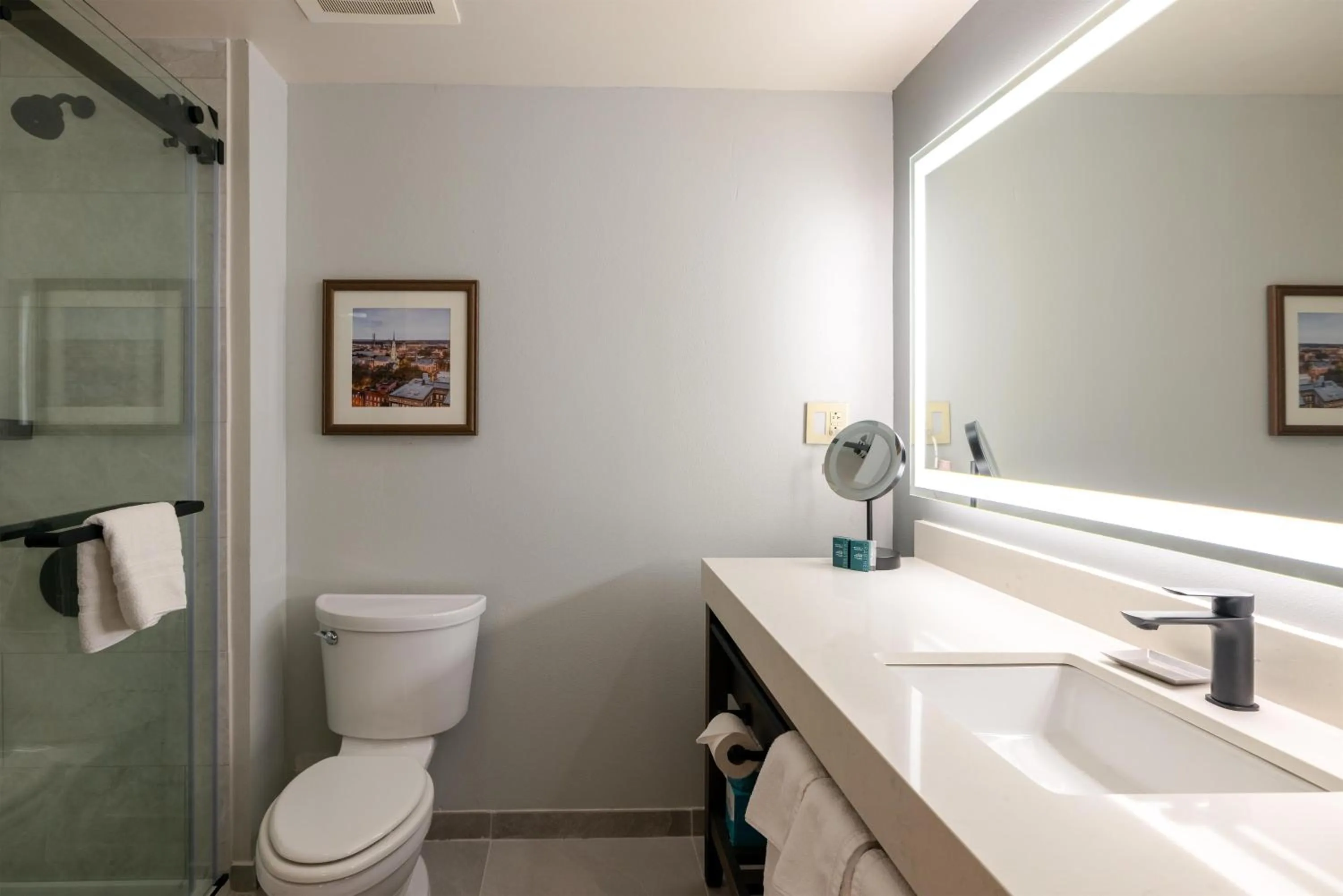 Bathroom in DoubleTree by Hilton Hotel Savannah Airport