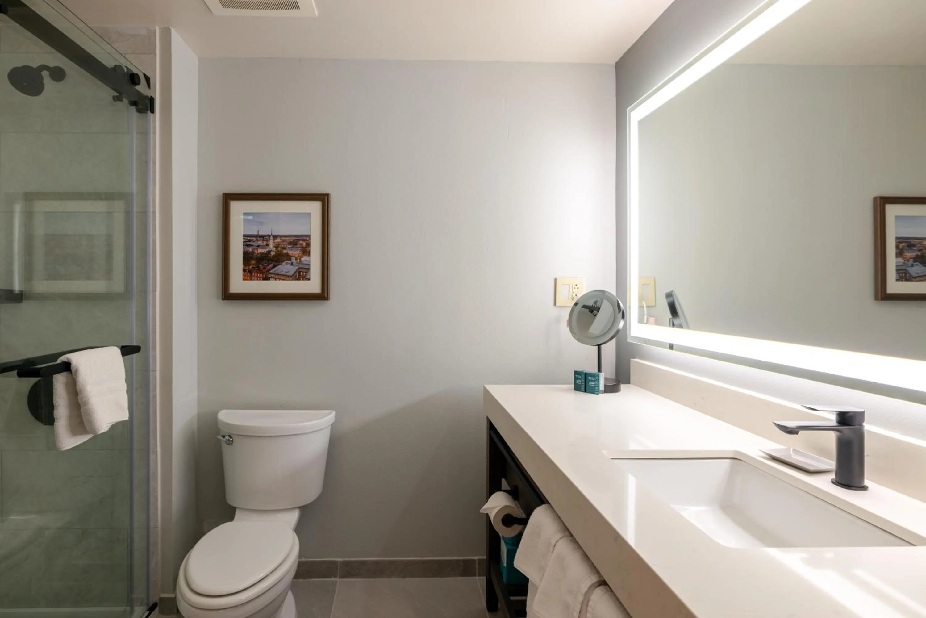 Bathroom in DoubleTree by Hilton Hotel Savannah Airport