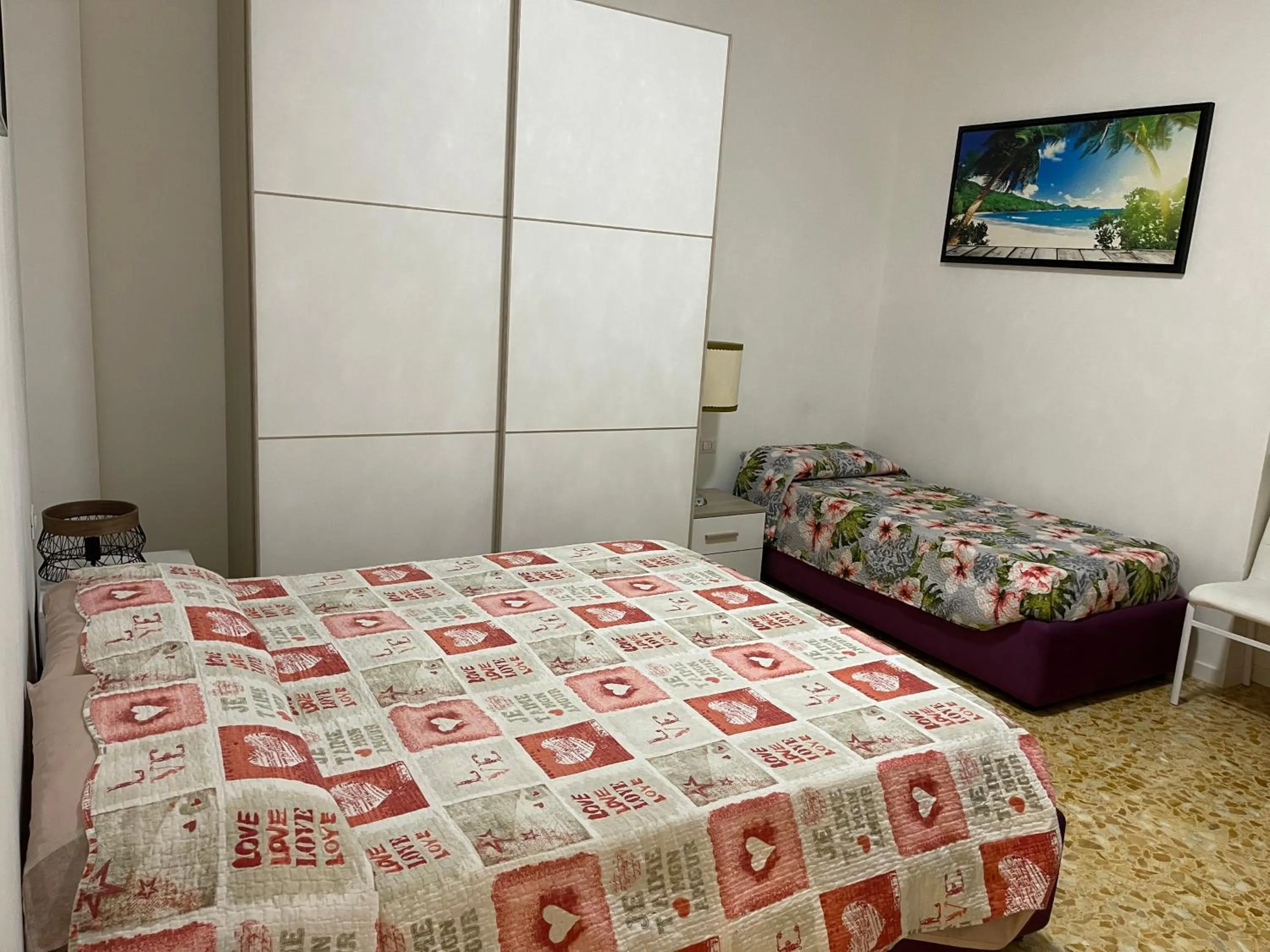 Photo of the whole room, Bed in Joys House