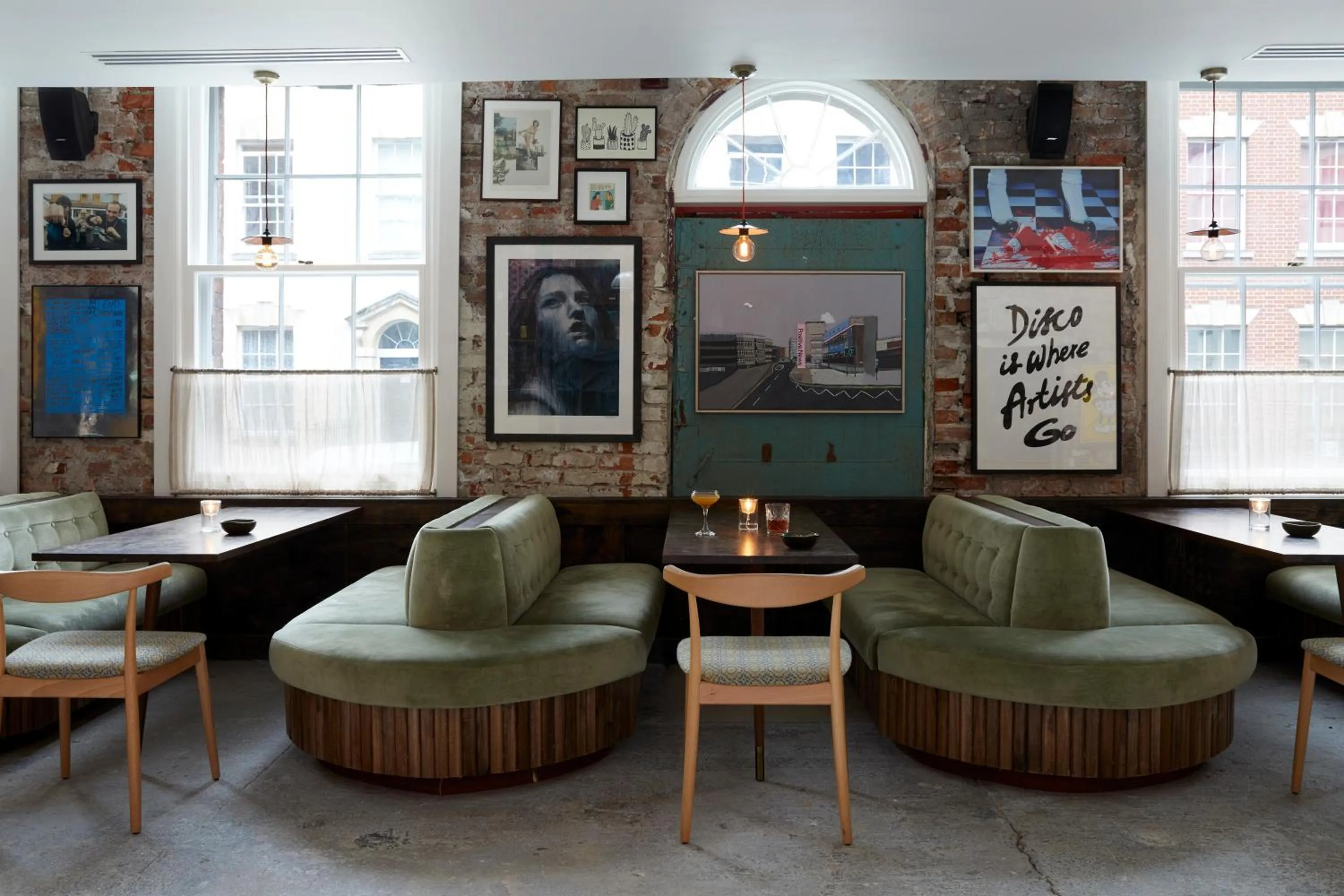 Living room in Artist Residence Bristol