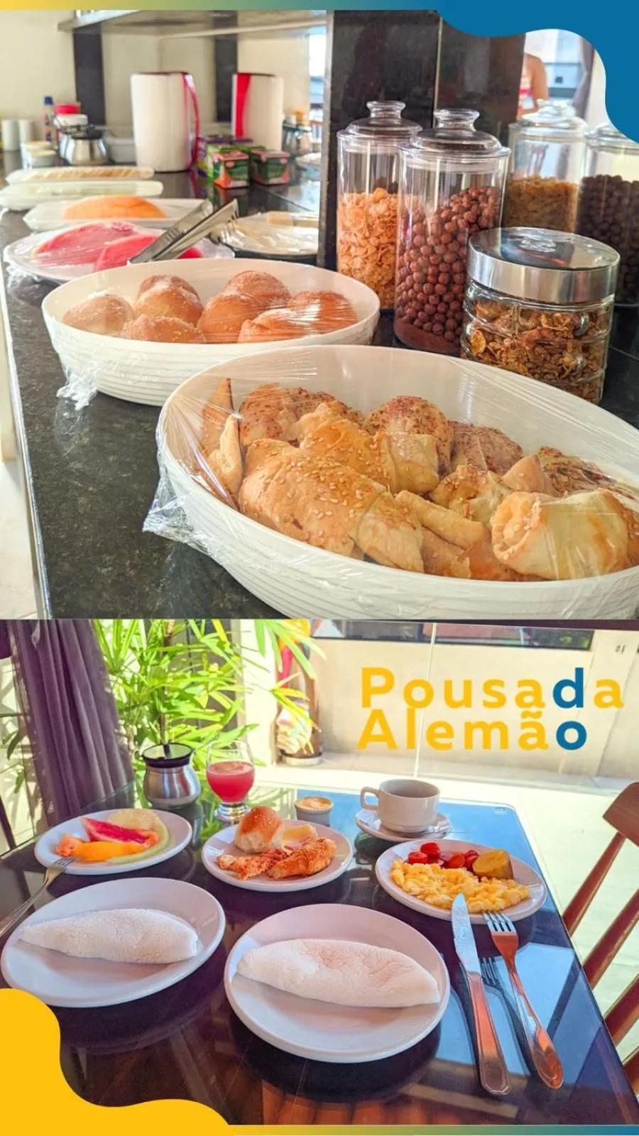 Breakfast in Pousada do Alemão