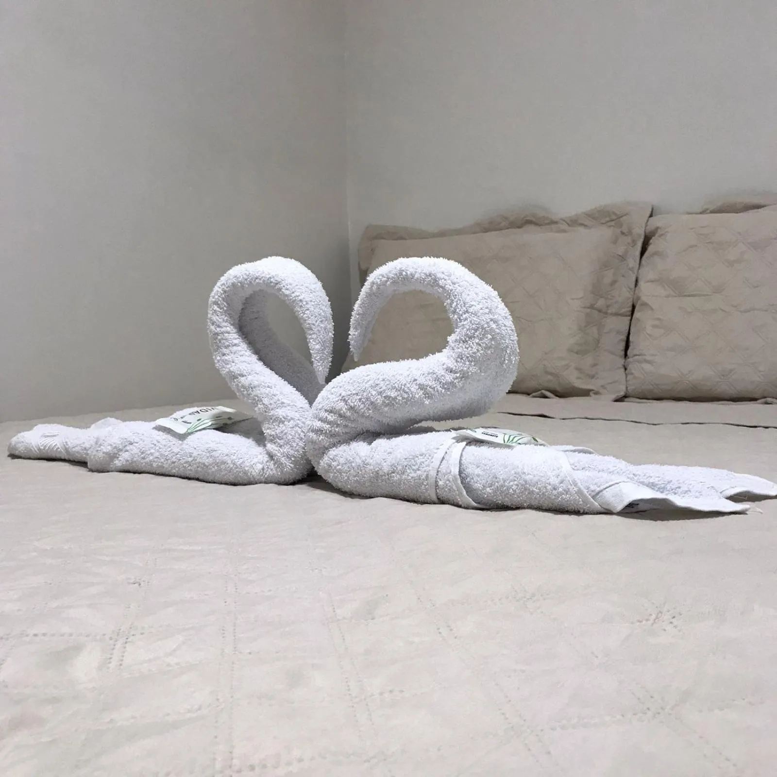 Bed in Pousada do Alemão