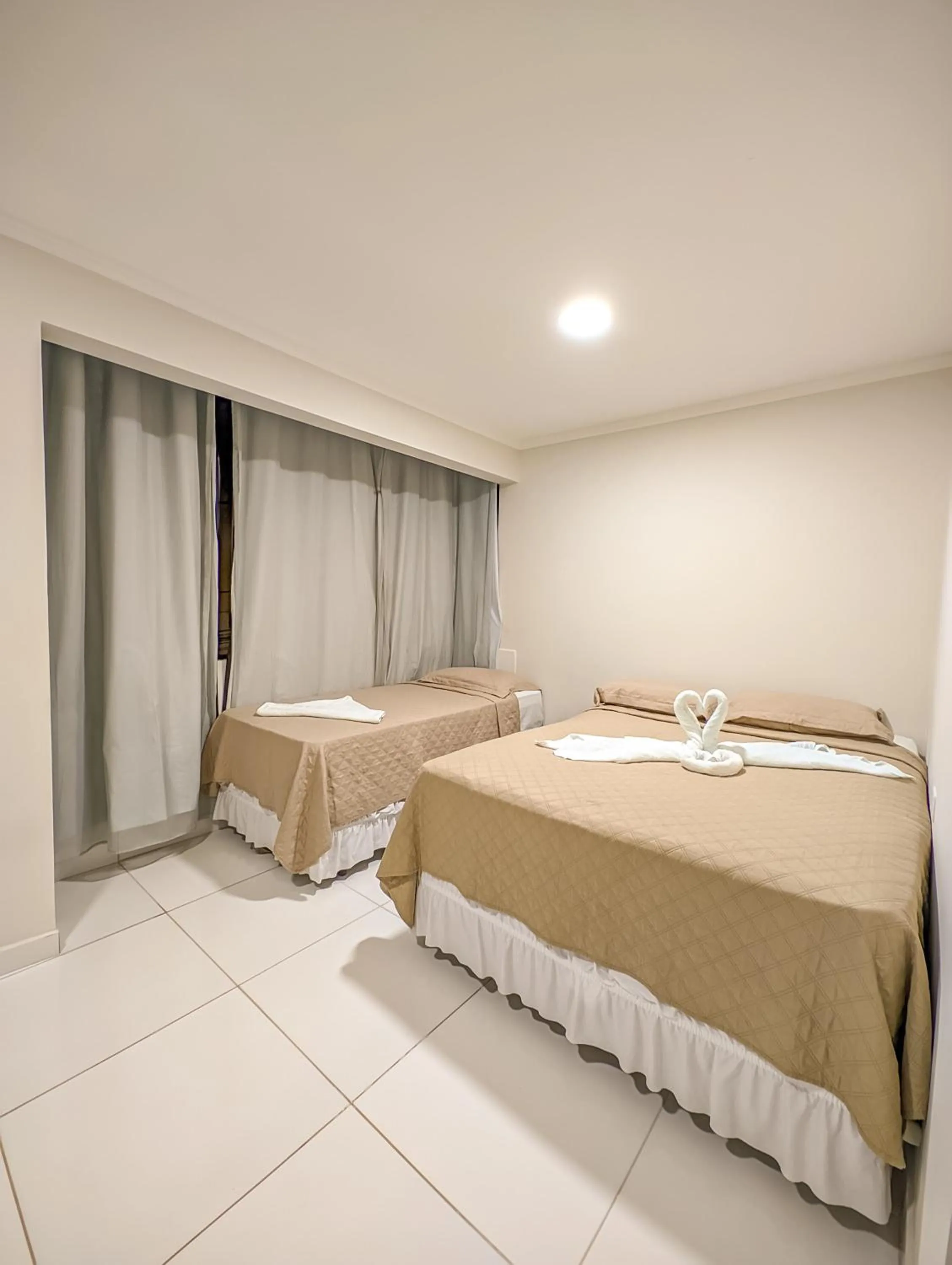 Bed in Pousada do Alemão