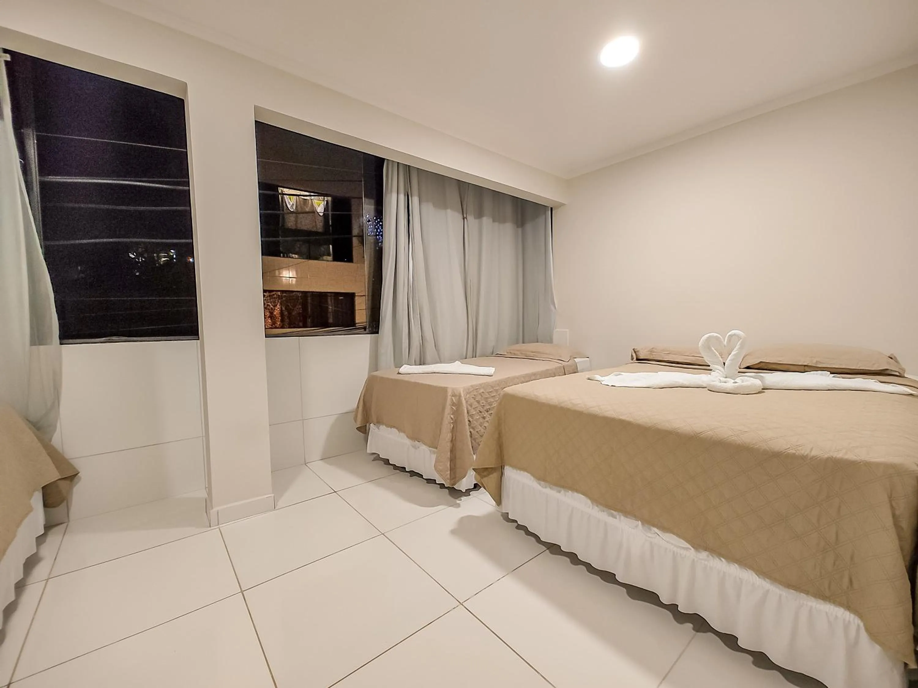Bed in Pousada do Alemão