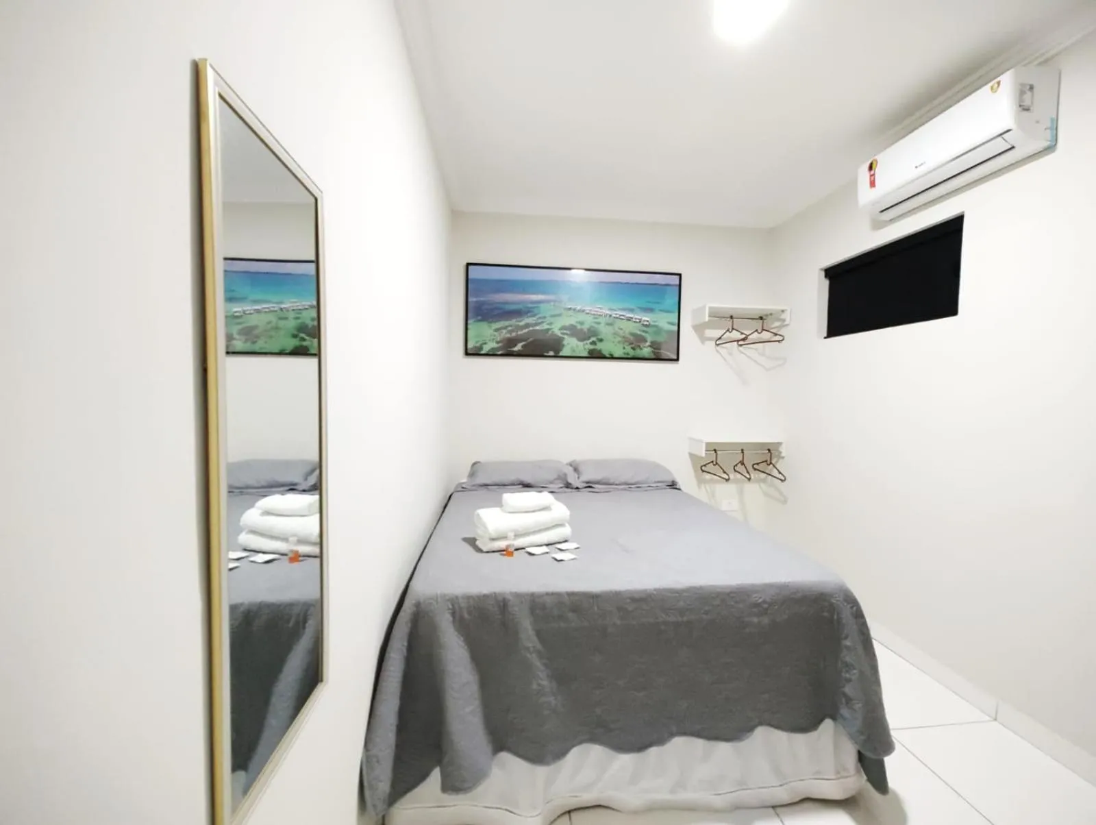 Bed in Pousada do Alemão