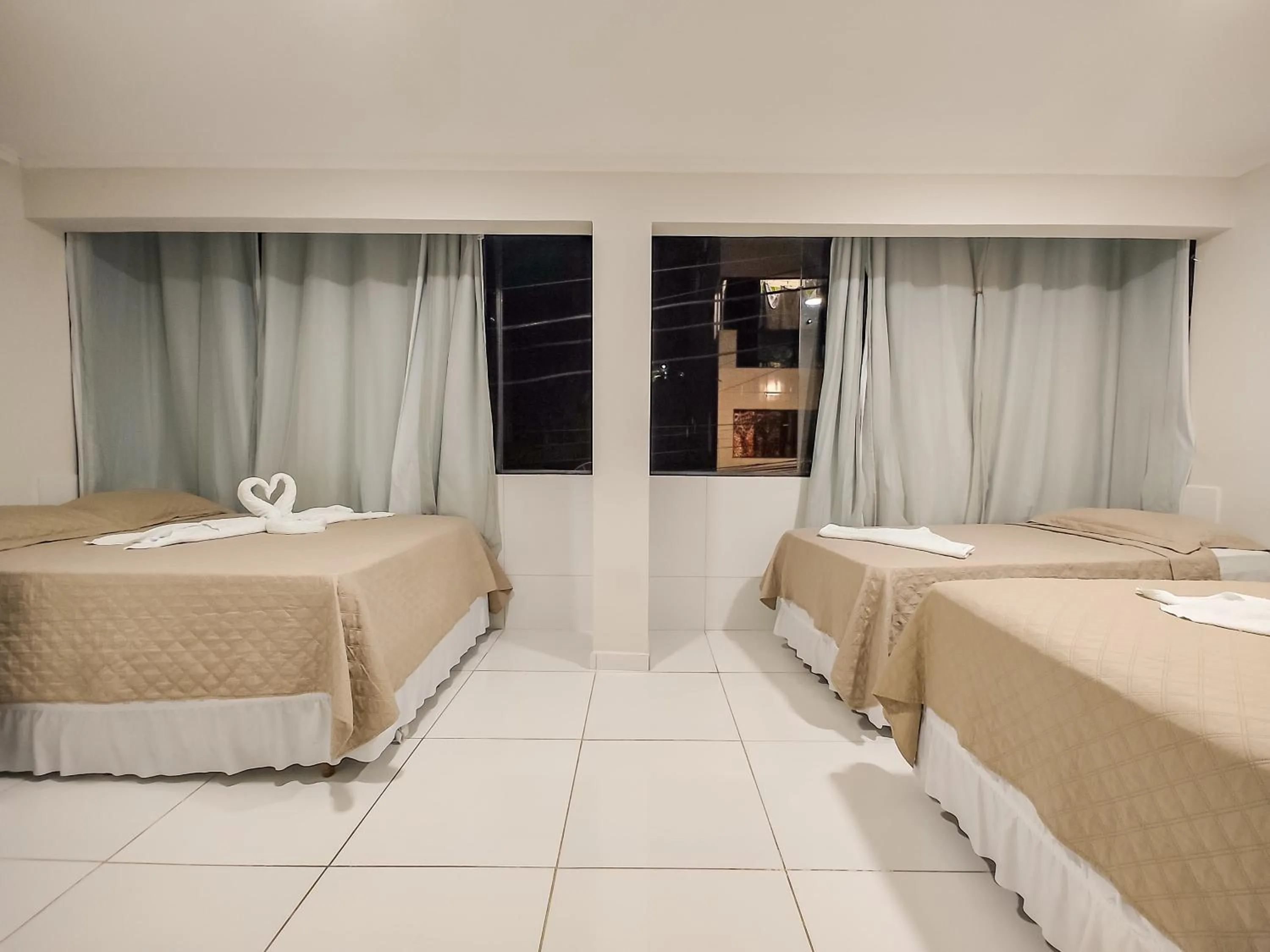 Bed in Pousada do Alemão