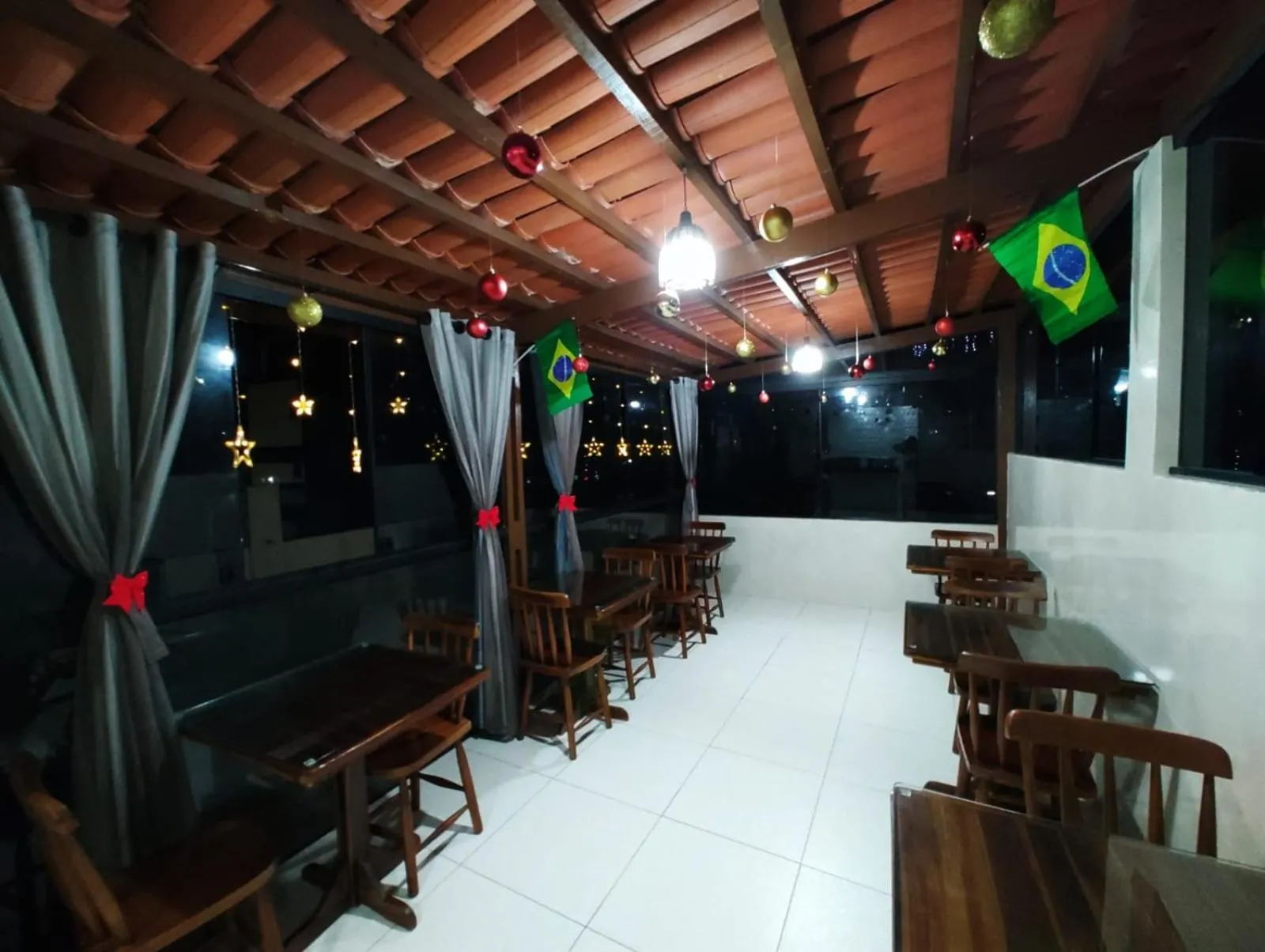 Seating area in Pousada do Alemão