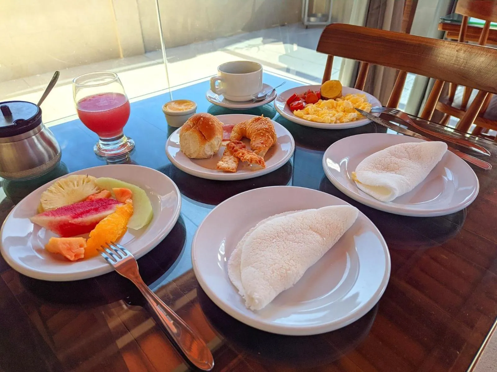 Breakfast in Pousada do Alemão