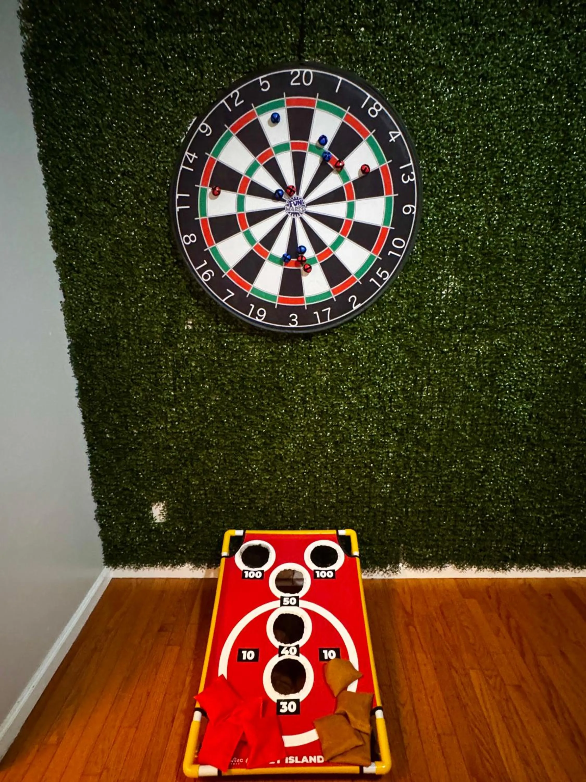 Game Room in Luxury Villa with Hot Tub, Two Fire Pits, King Bed Suite, Game Room & Fenced Yard