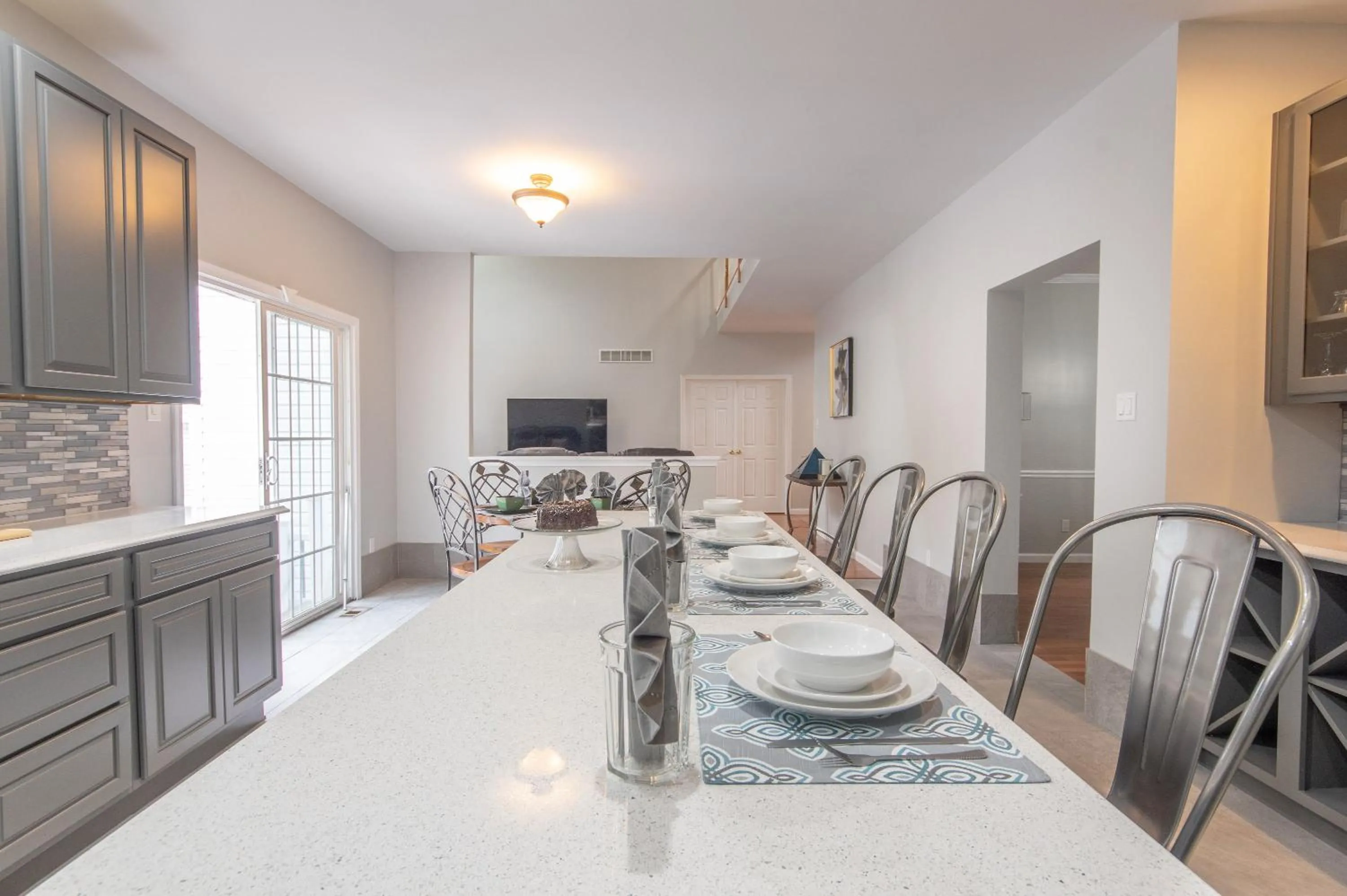 Kitchen or kitchenette in Luxury Villa with Hot Tub, Two Fire Pits, King Bed Suite, Game Room & Fenced Yard