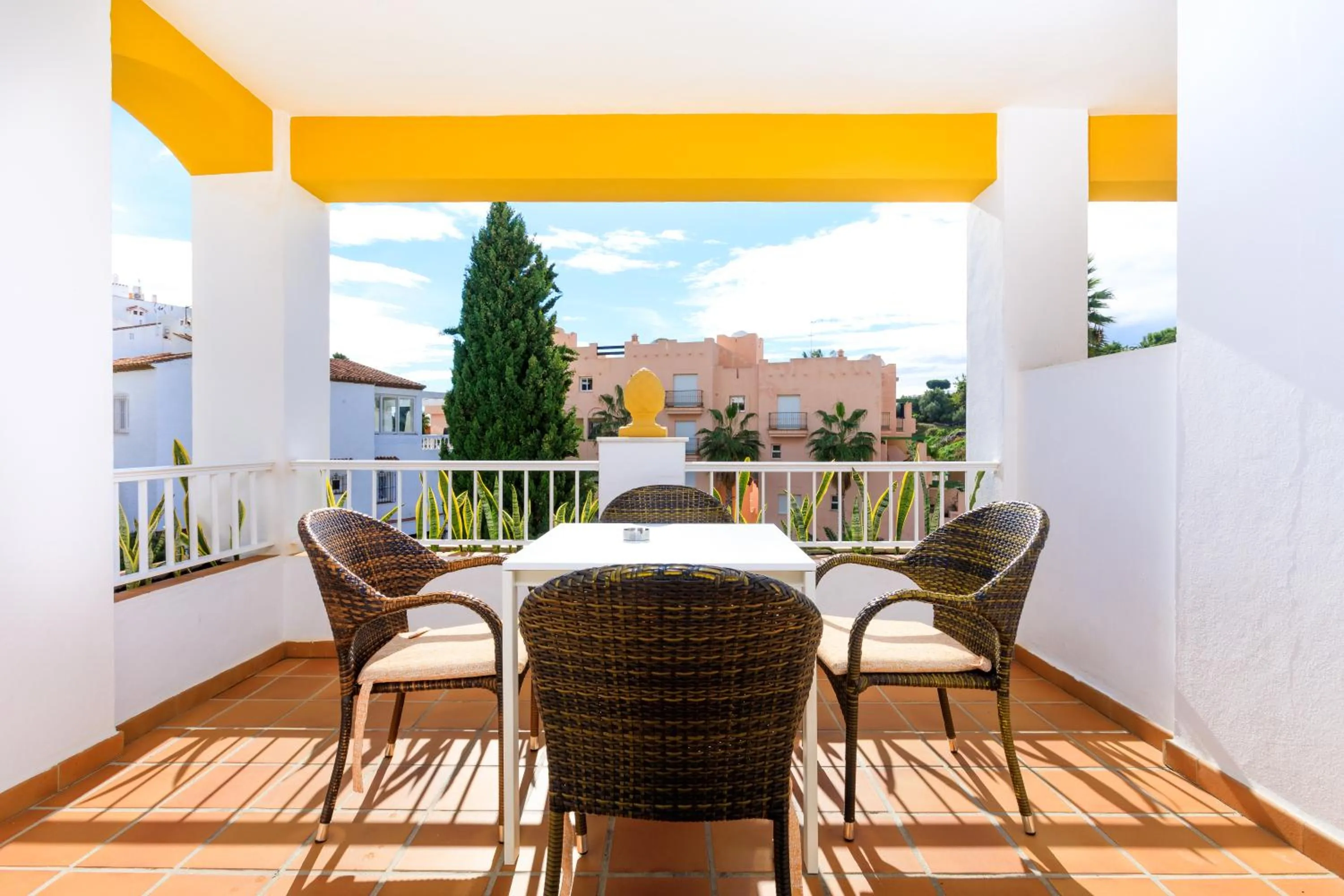 Balcony/Terrace in AT Almoraide Rooms Suites