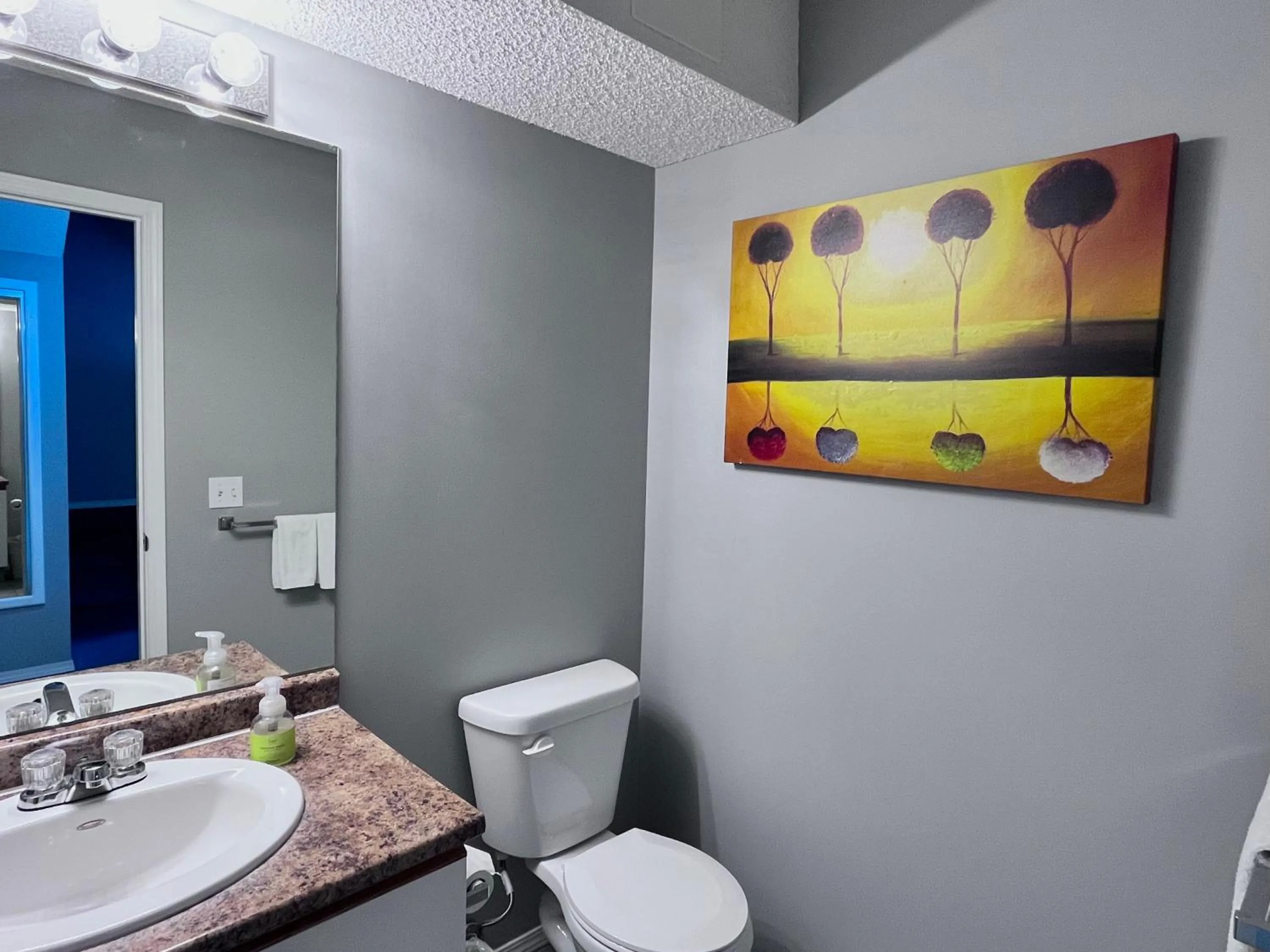 Toilet in Canadian Rockies Chalets by Trilink - 2 & 3 Bedroom Condos - Self Check-In - Walking Distance to Downtown - Free Parking - Pet-Friendly - No AC