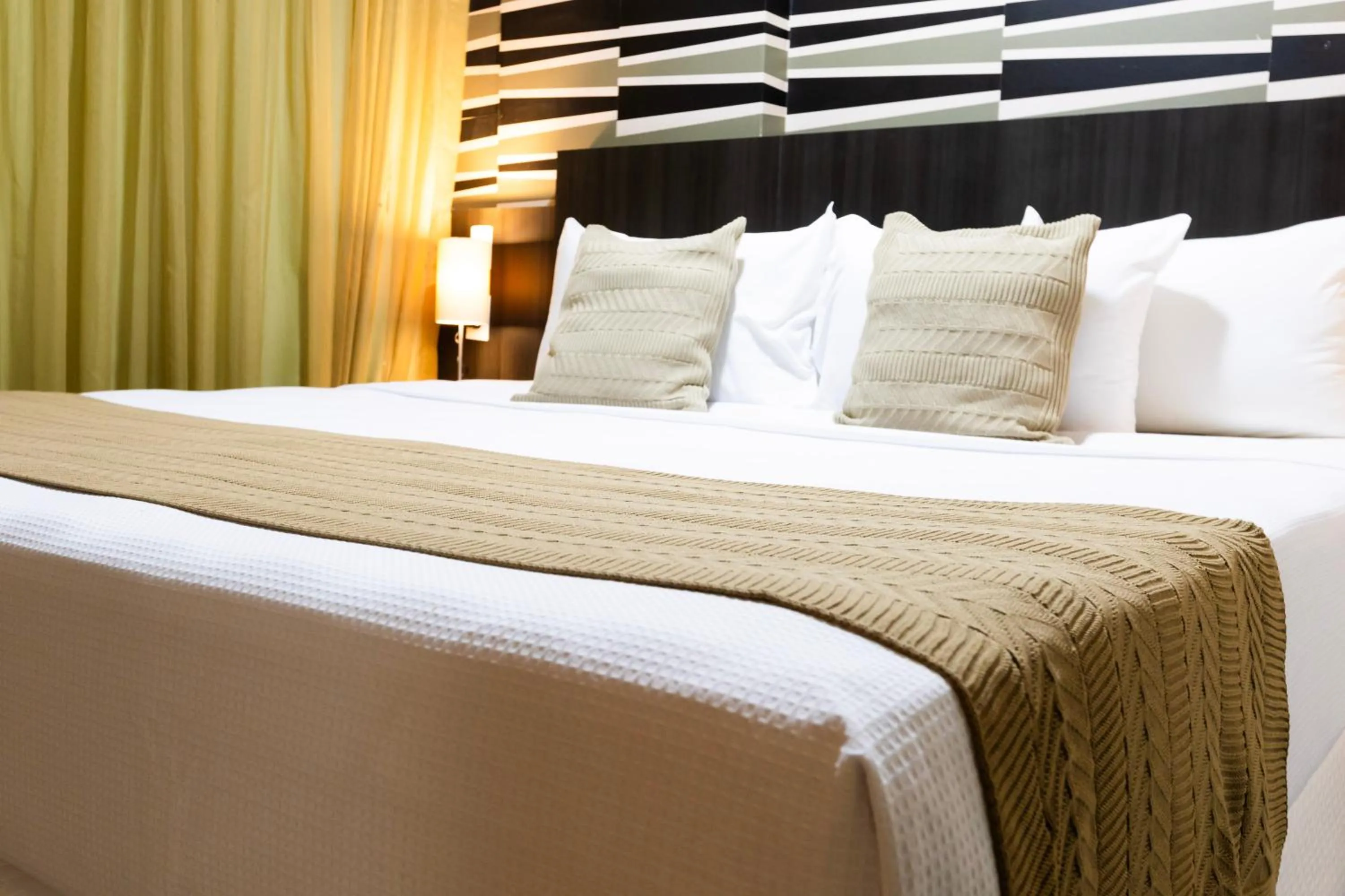 Bed in Mais Hotel Aeroporto Salvador