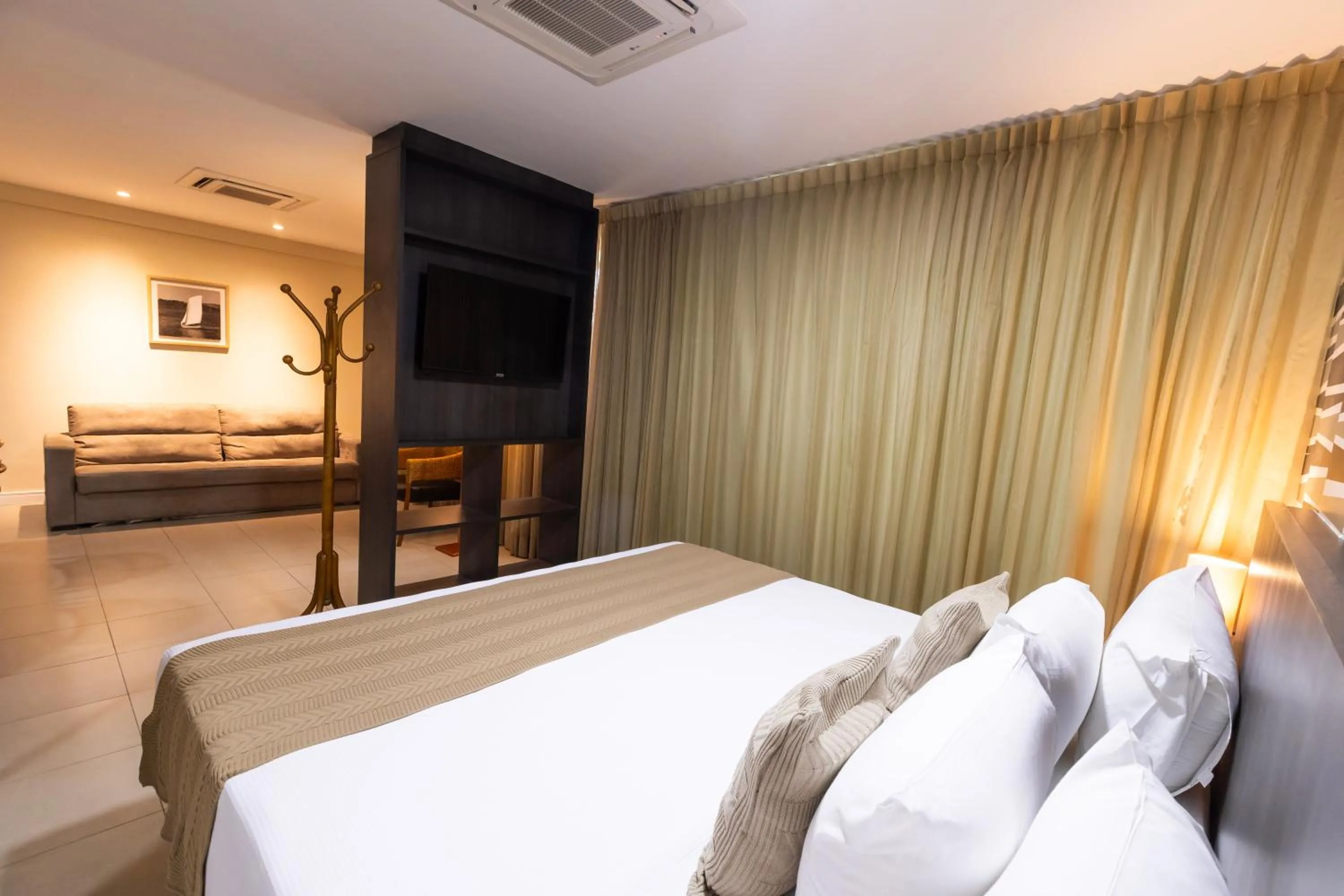 Bed in Mais Hotel Aeroporto Salvador