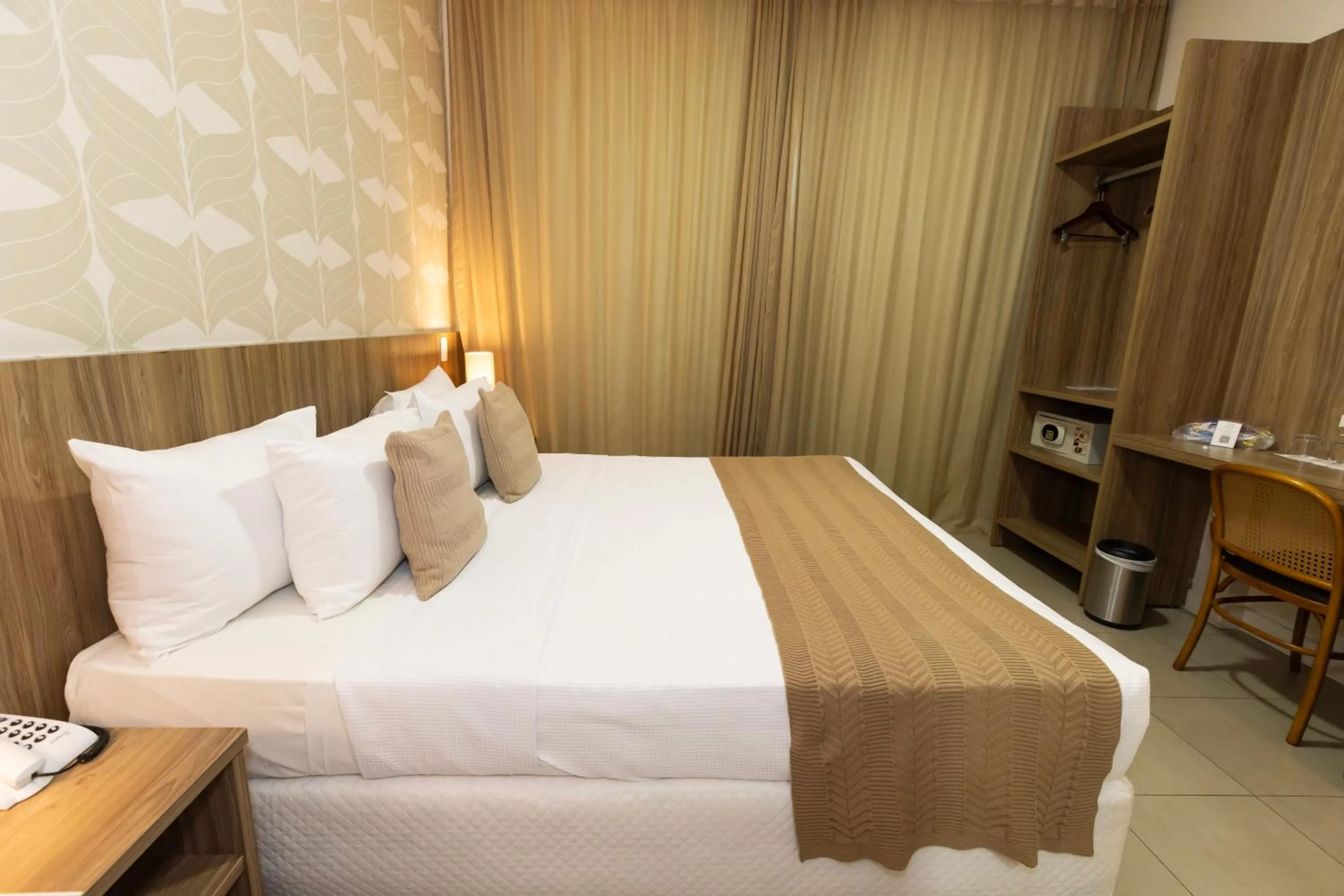 Bed in Mais Hotel Aeroporto Salvador